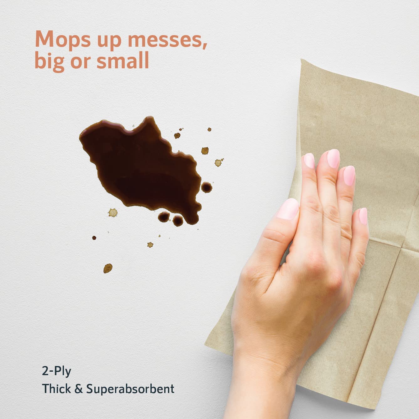 200 Eco Friendly Recycled Bar Biodegradable Napkins 5X5In Beverage Compostable