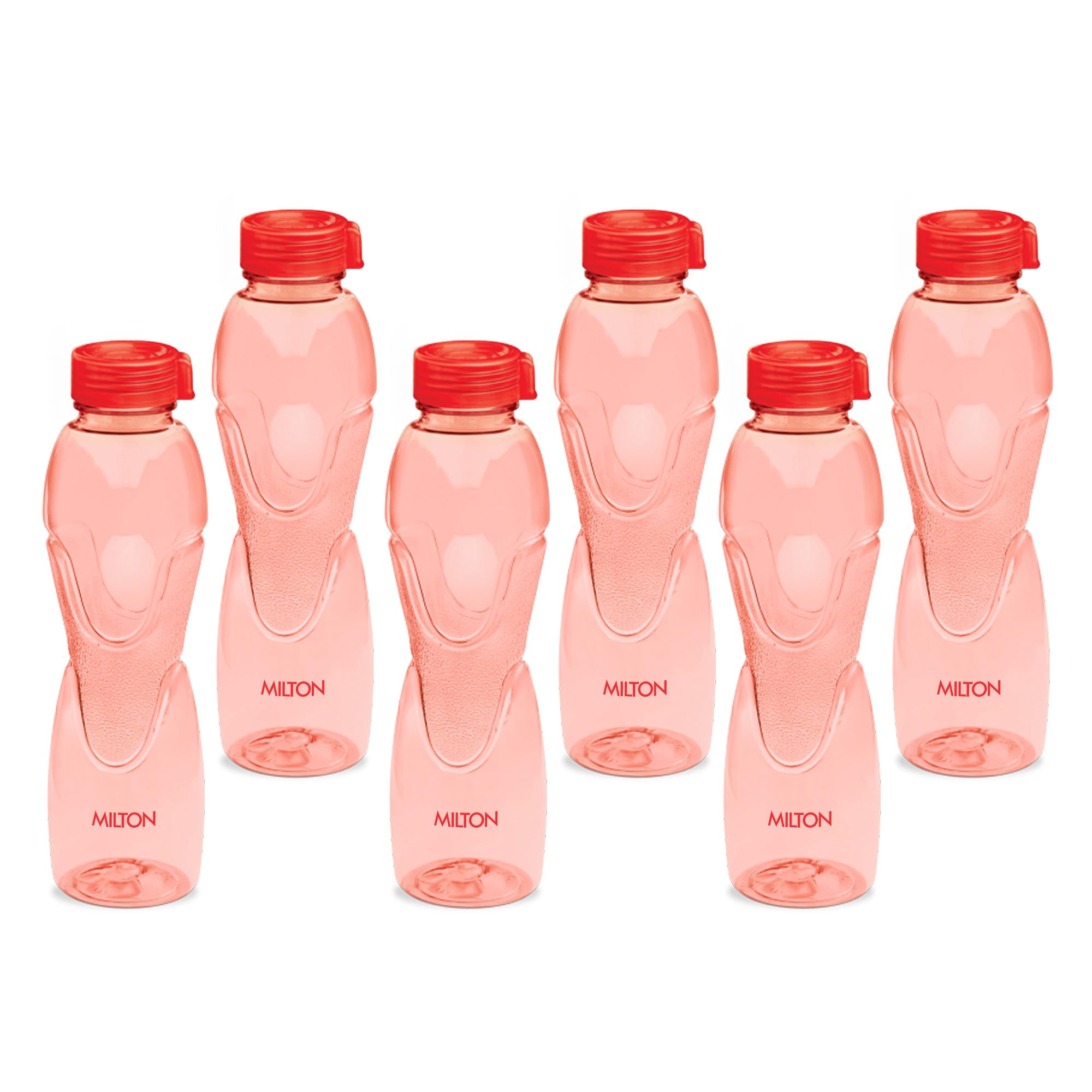 Milton Mayo Pet Water Bottle Set Of 6 | Bpa Free, Food Grade Plastic | LeakProof, Unbreakable & Reusable | Ideal For Fridge, Of