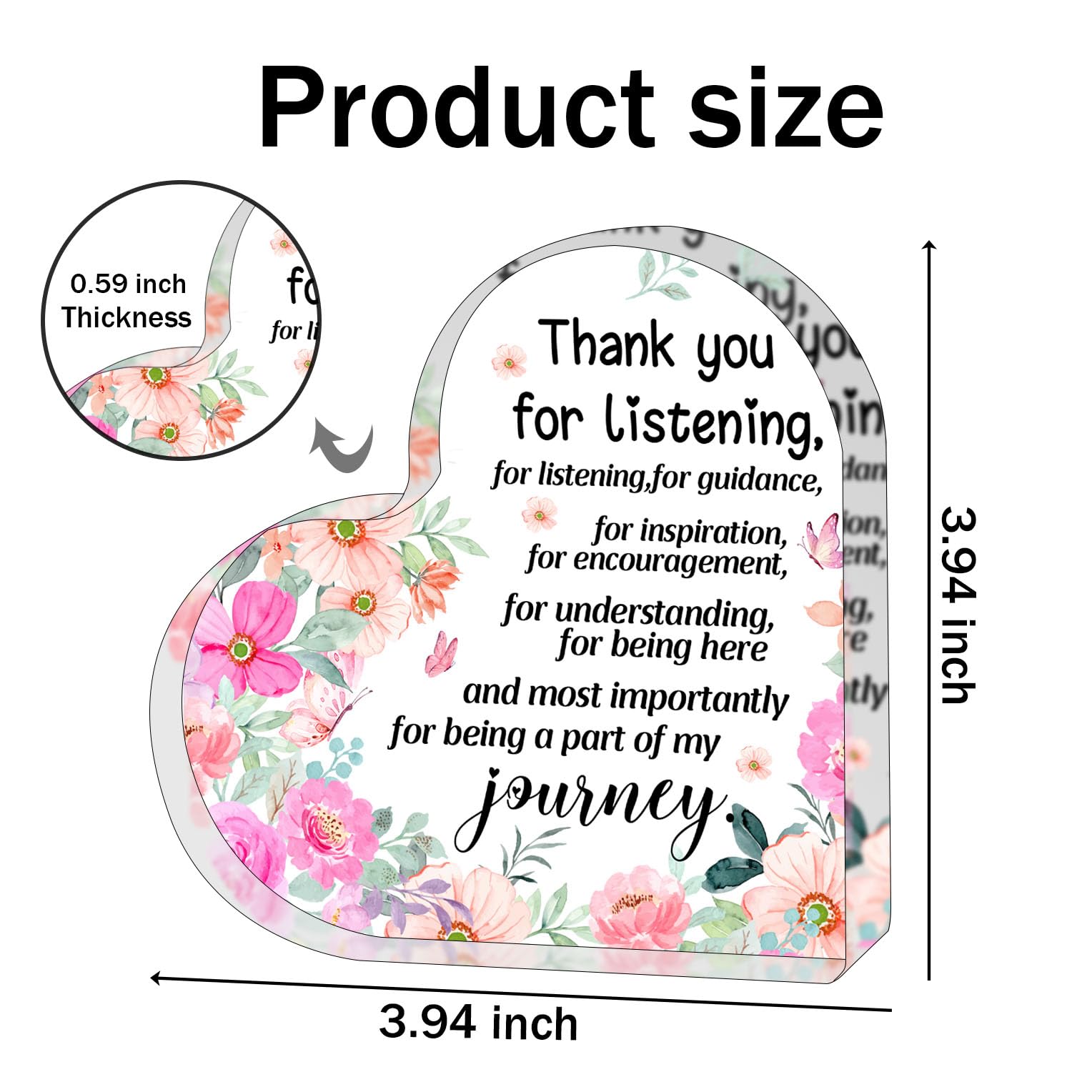 Thank You Gifts for Women, Employee Appreciation Gifts, Appreciation Gifts for Coworkers, Funny Office Desk Decor,Thanksgiving R