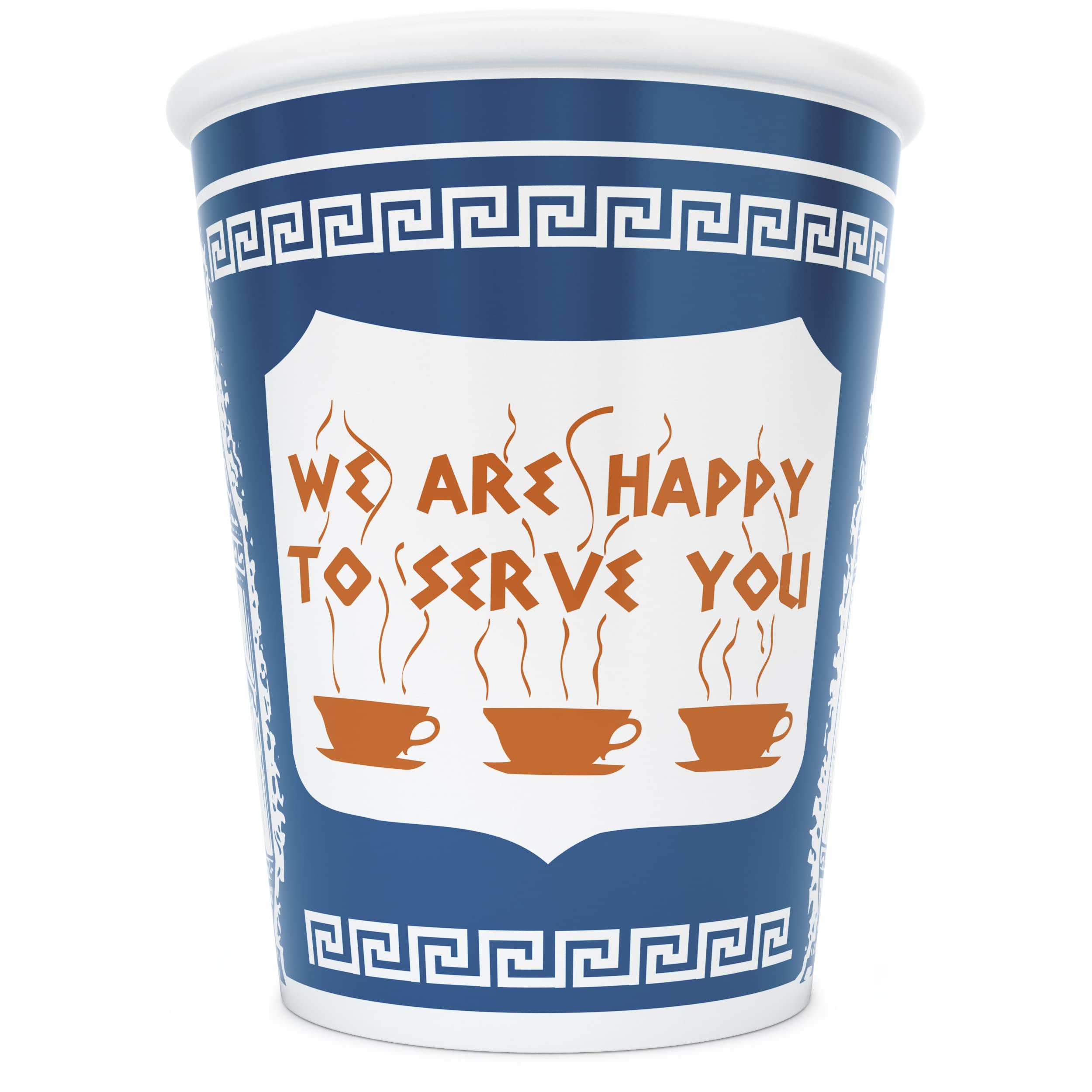 Exceptionlab Inc. 0-Ounce Ceramic Cup ''We are happy to serve you''