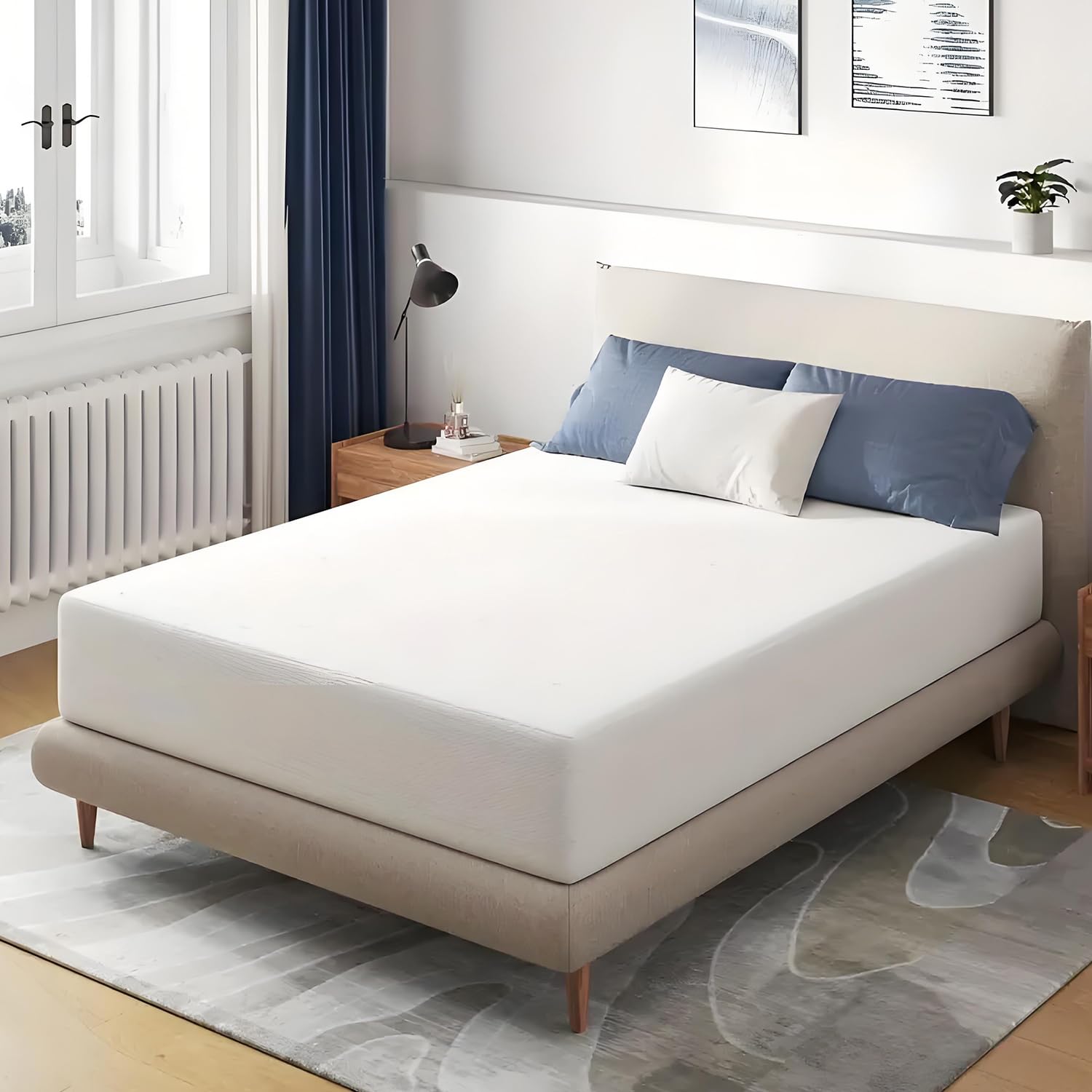 Fll Mattress, Twin Mattress 8 Inch Medium Firm Feel Gel Memory Foam Mattress With Certipur-Us Certified Twin Size Mattress For C