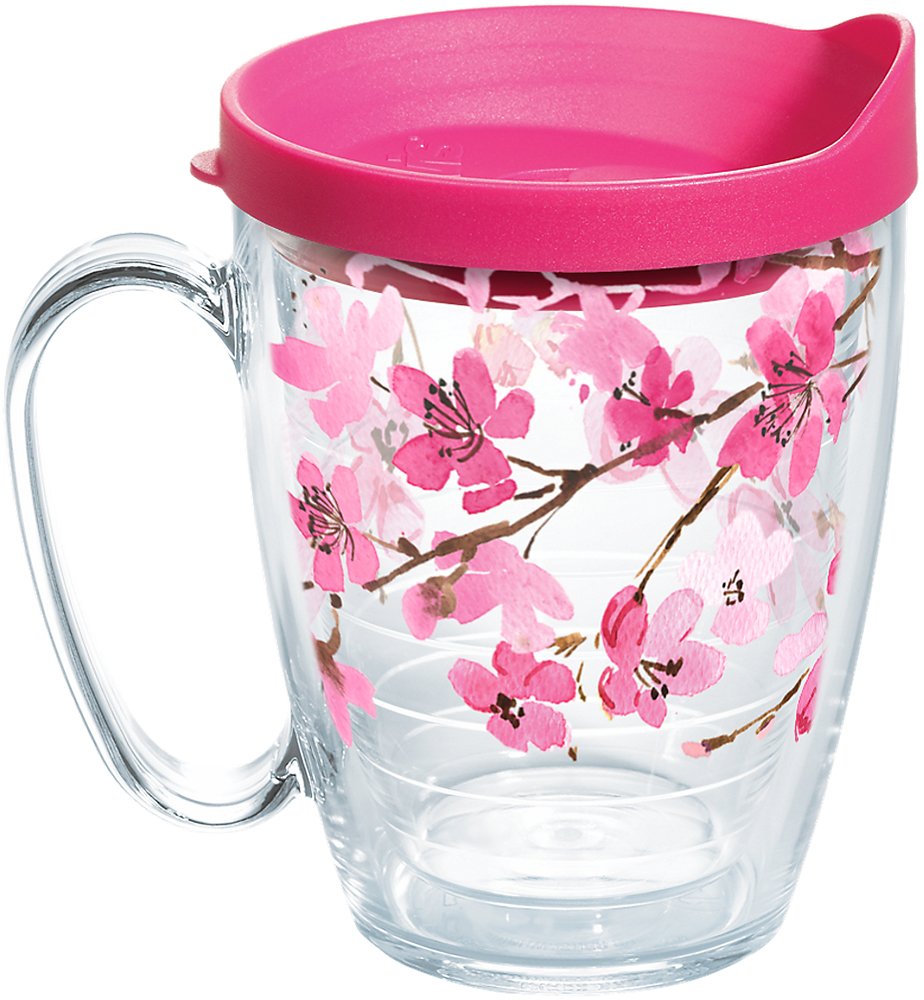 Tervis Japanese Cherry Blossom Party Supplies, Clear, 16 oz