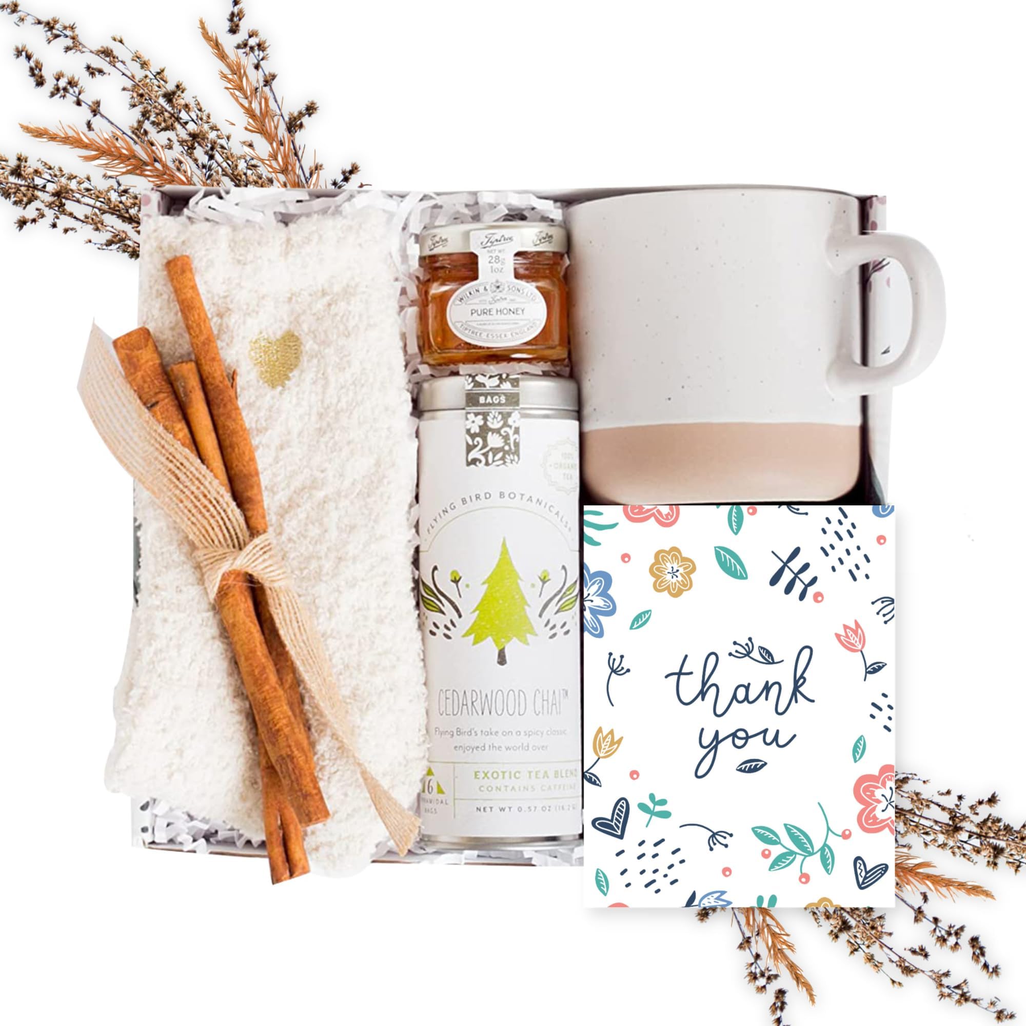 Unboxme Thank You Gift Basket For Women. Show Your Appreciation With The Warm + Cozy Care Spa Box. A Thoughtful Self Care Gift F