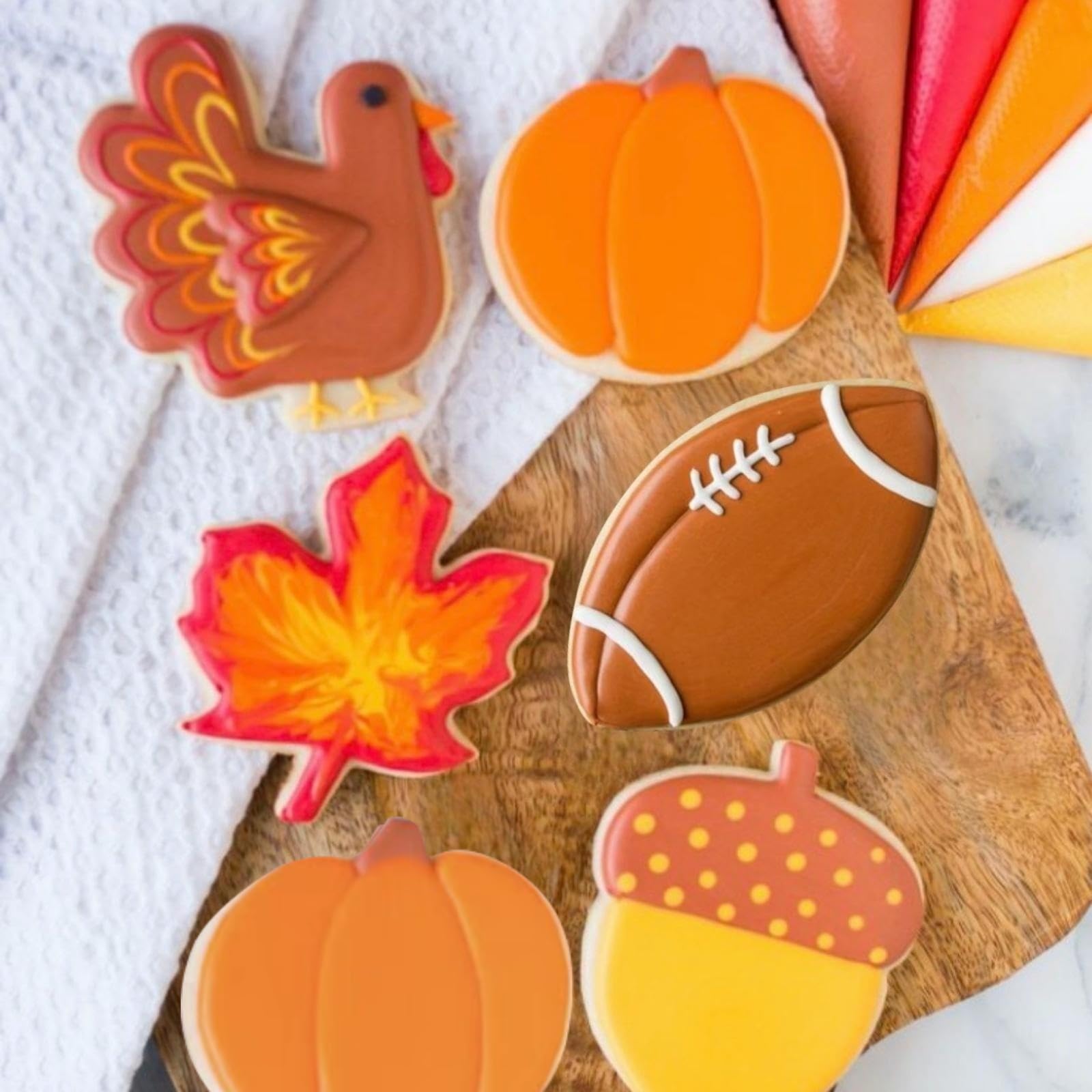 Job Jol Cookie Cutters 6 Pcs, Fall Cookie Cutters, 3'' To 3.6''