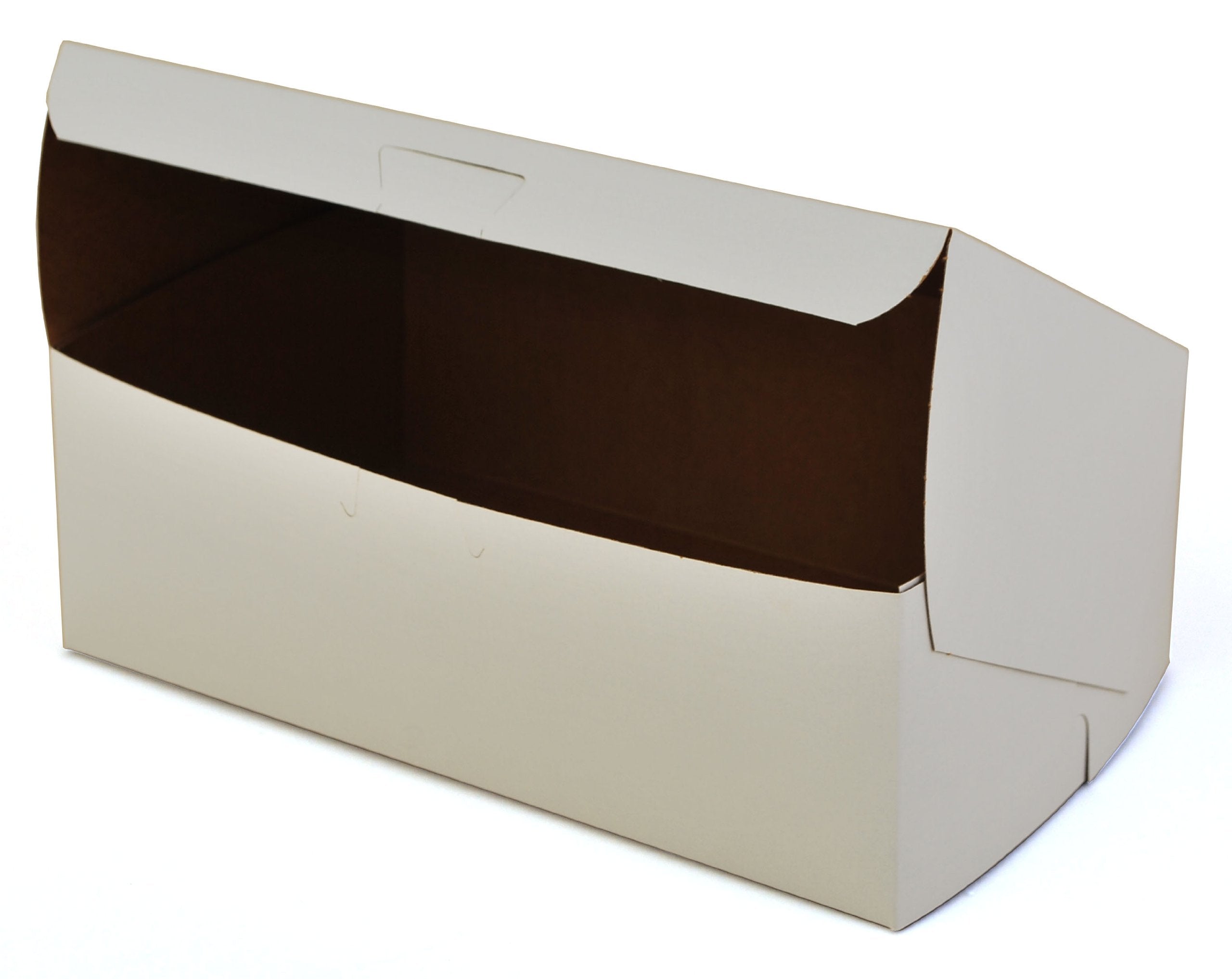 Southern Champion Tray 1017 Premium Clay Coated Kraft Paperboard White Donut Box, 10 Length X 6 Width X 3-1/2 Height (Case
