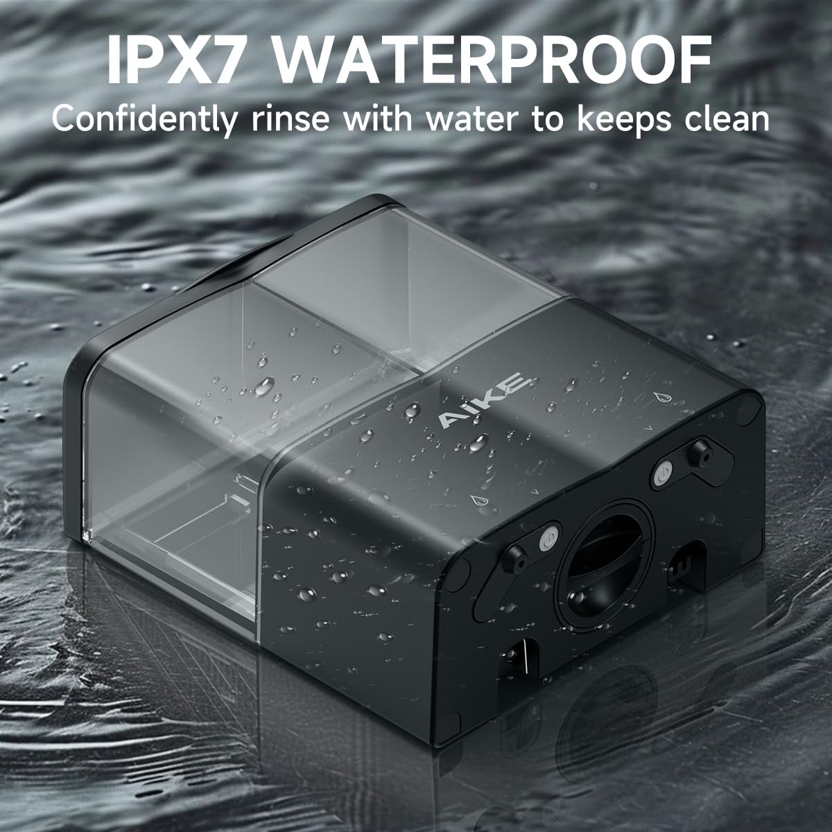 Aike Double Automatic Soap And Shower Dispenser Wall Mount 2 Chambers Dispenser Ipx7 Waterproof 2 X 17 Fl Oz. Black