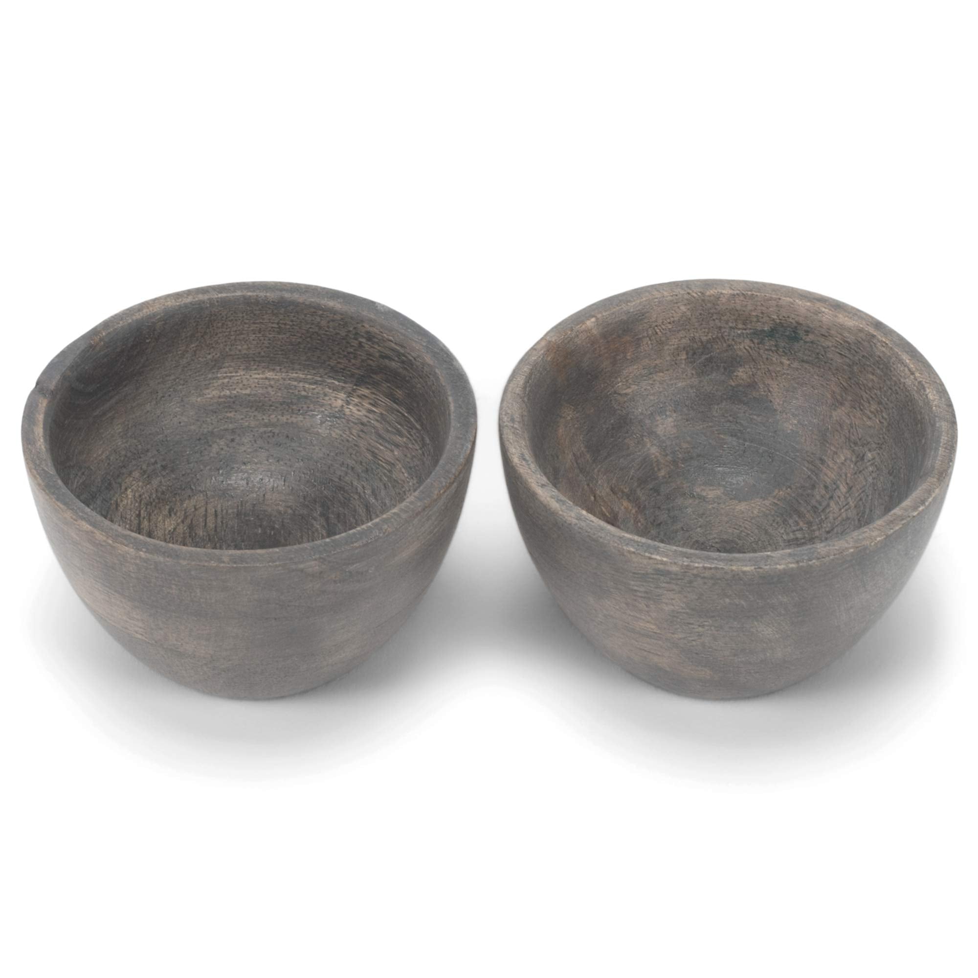 Creative Brands Spice Mango Wood Set, 2.78 X 1.75-Inches, Salt Cellars Set Of 2,Mr770