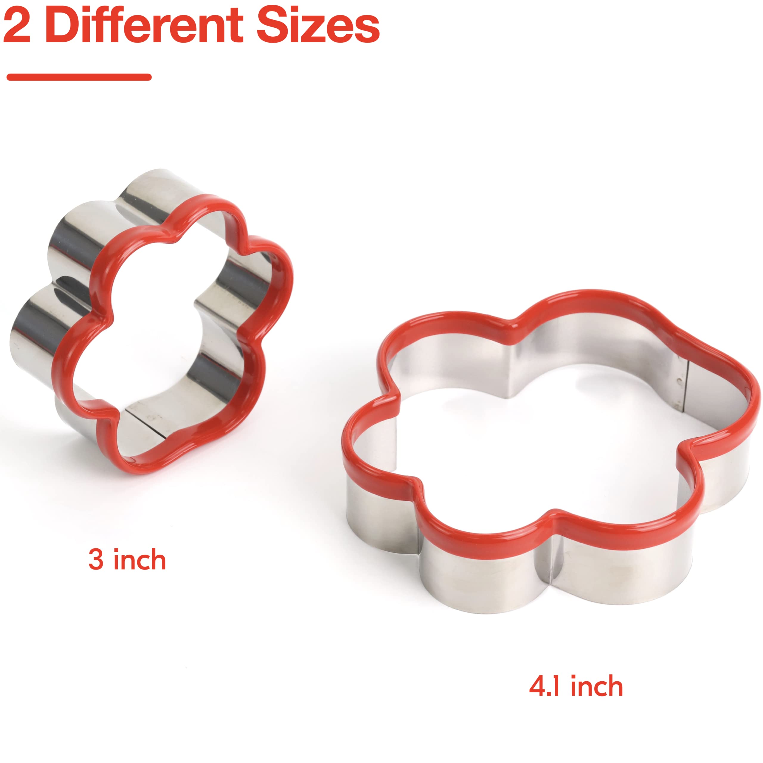 2Pcs Dog Paw Cookie Cutters, Dog Cookie Cutters, Dog Treats Cookie Cutter, Homemade Dog Biscuit Treats Cutters, Coated With Soft