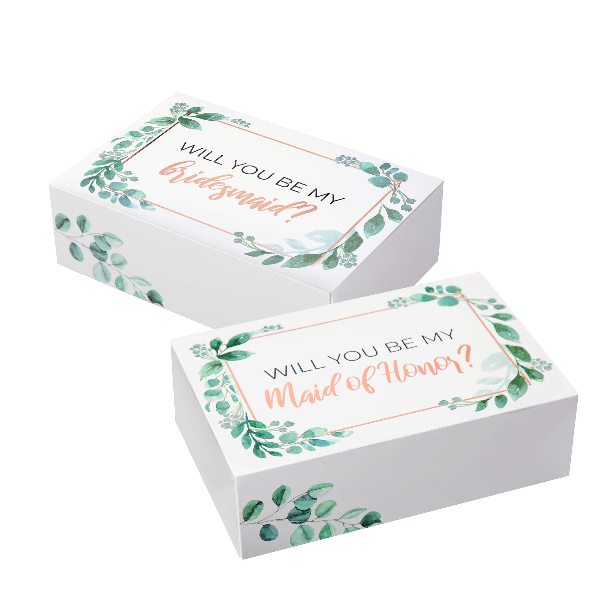 Pop Fizz Designs Bridesmaid Proposal Box Set I 6 Pack I 1 Maid Of Honor Proposal Box And 5 Will You Be My Bridesmaid Boxes I Gre