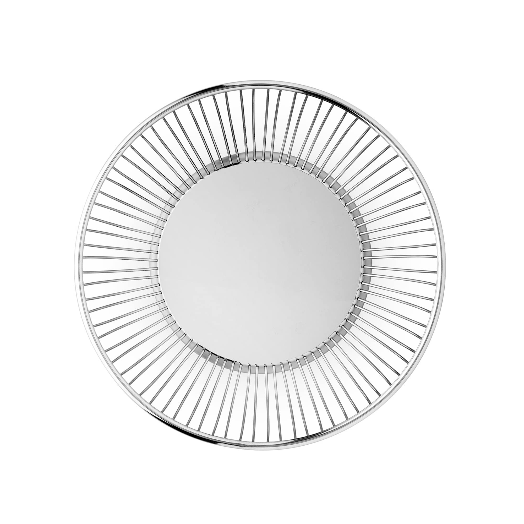 Alessi Round Wire Basket, Silver, 8-Inch