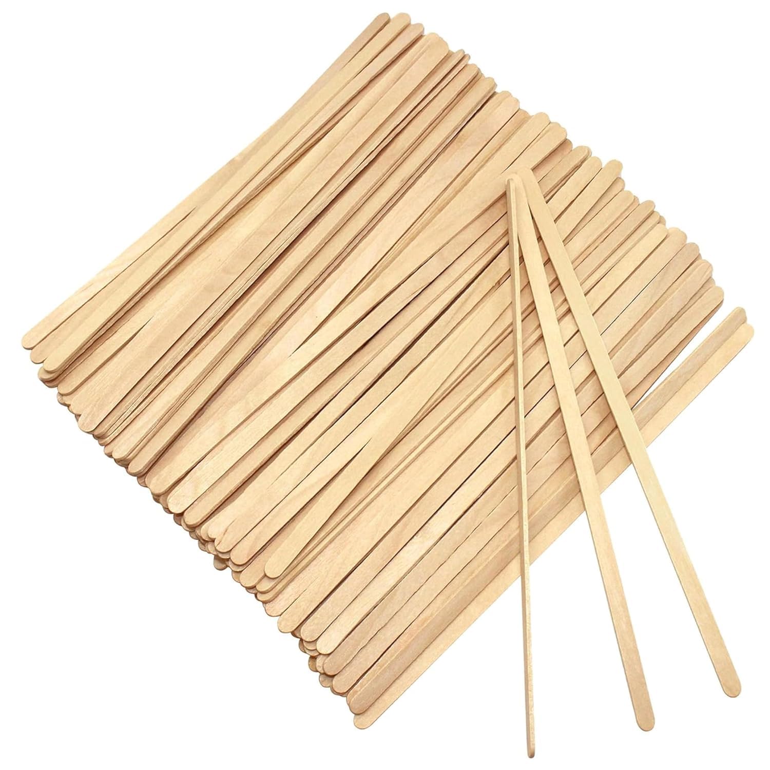 7'' Wooden Coffee Stirrer, Wood Stir Sticks With Round Ends - Pack Of 1,000Ct