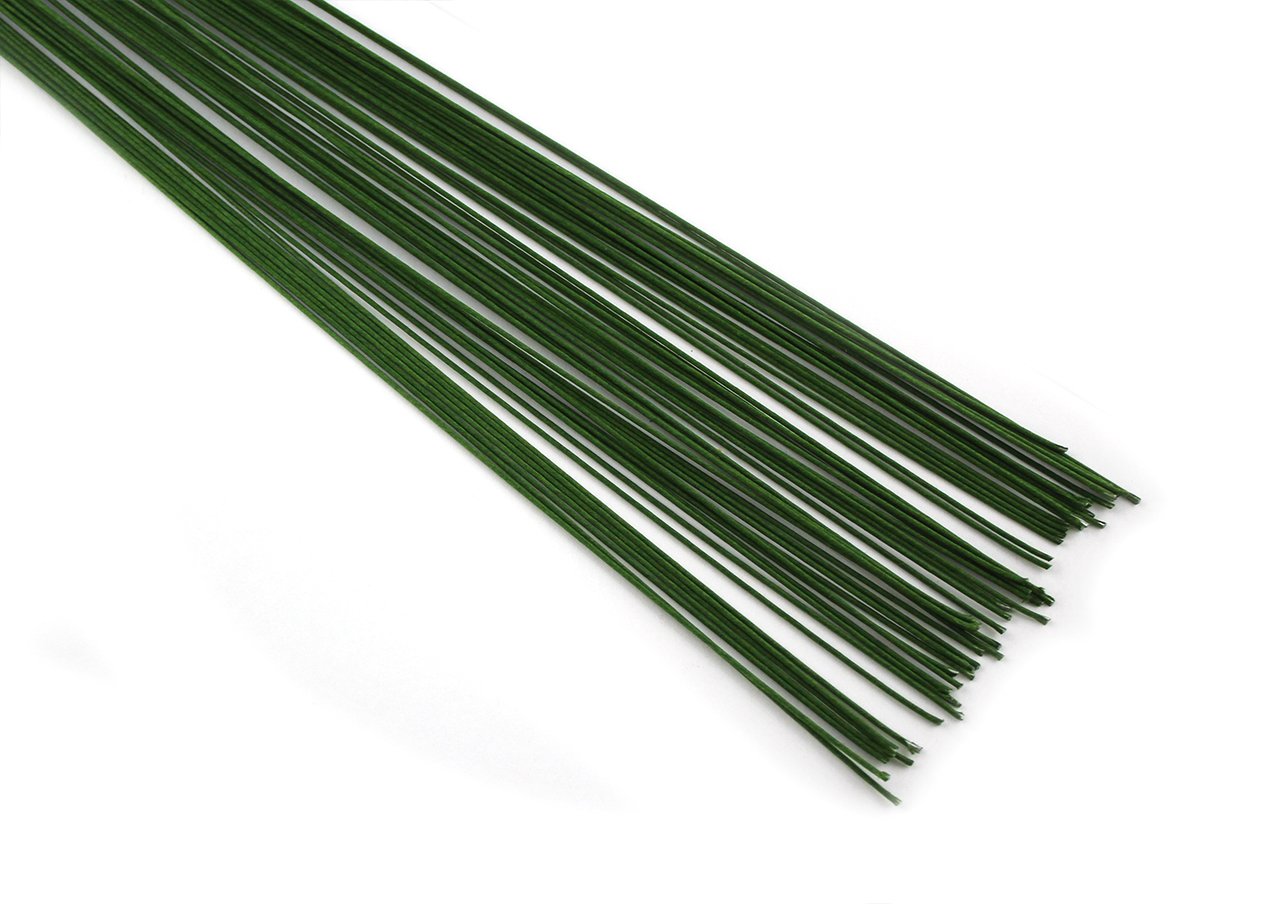 Pme Sugarcraft Floral Wires Green 20 Gauge, 14 Inches Long, Pack Of 50