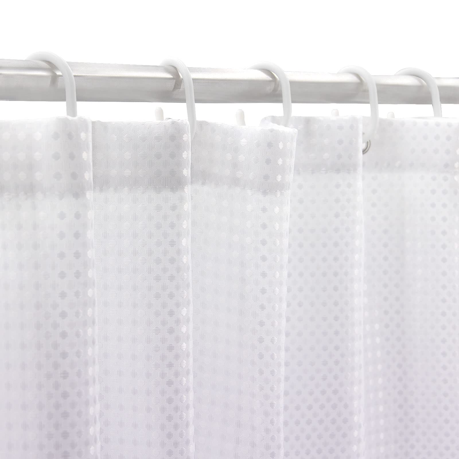 BBiggood Purple Ombre Narrow Shower Curtain for Bathroom  36 x 72 Small Stall Shower Curtain  36 Inch Waffle Weave Fabric Shower Curtain Set with Hook  Water Repellent