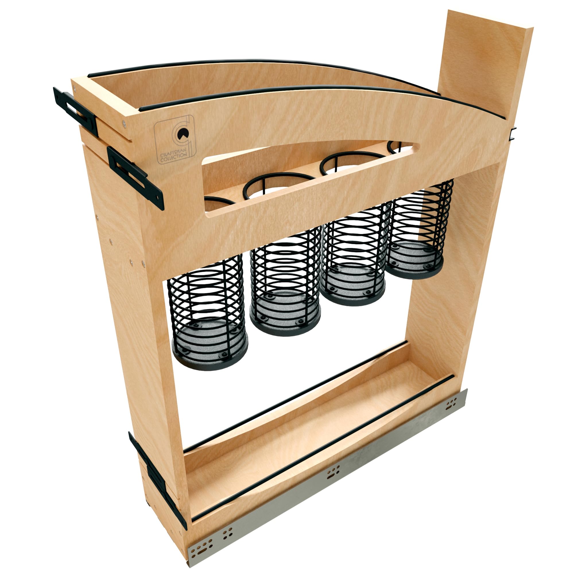 RevAShelf Utensil Pullout Organizer with SoftClose for 9 Base Cabinets