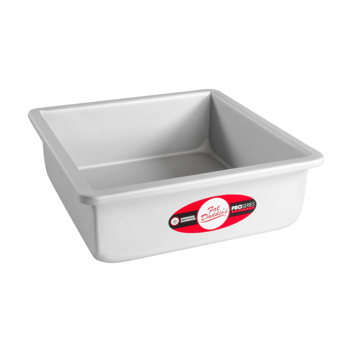 Fat Daddio'S Psq-883 Anodized Aluminum Square Cake Pan, 8 X 3 Inch