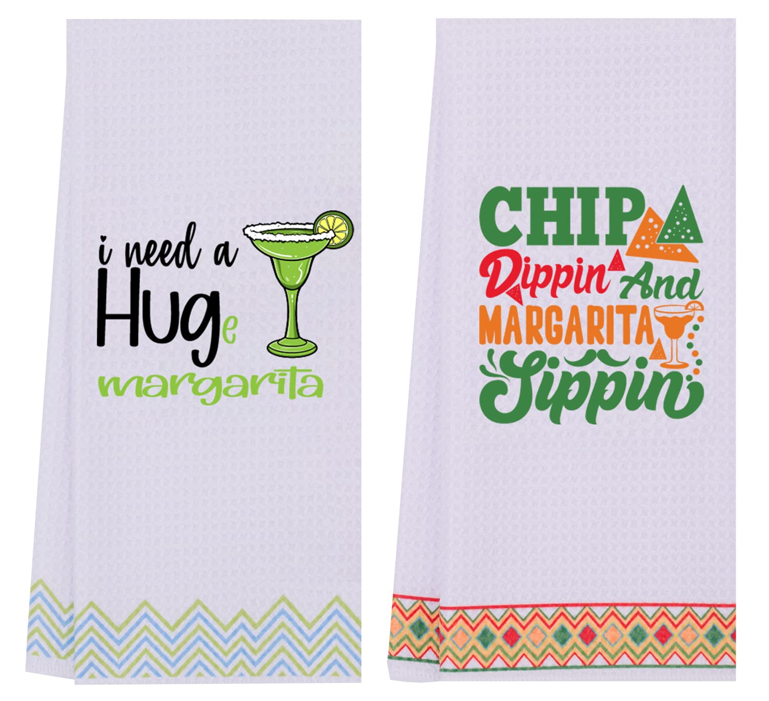 Lxomill Margarita Funny Kitchen Towels, Margarita Taco Lovers Gifts, I Need A Huge Margarita, Cute Hostess, House Warming Gift,