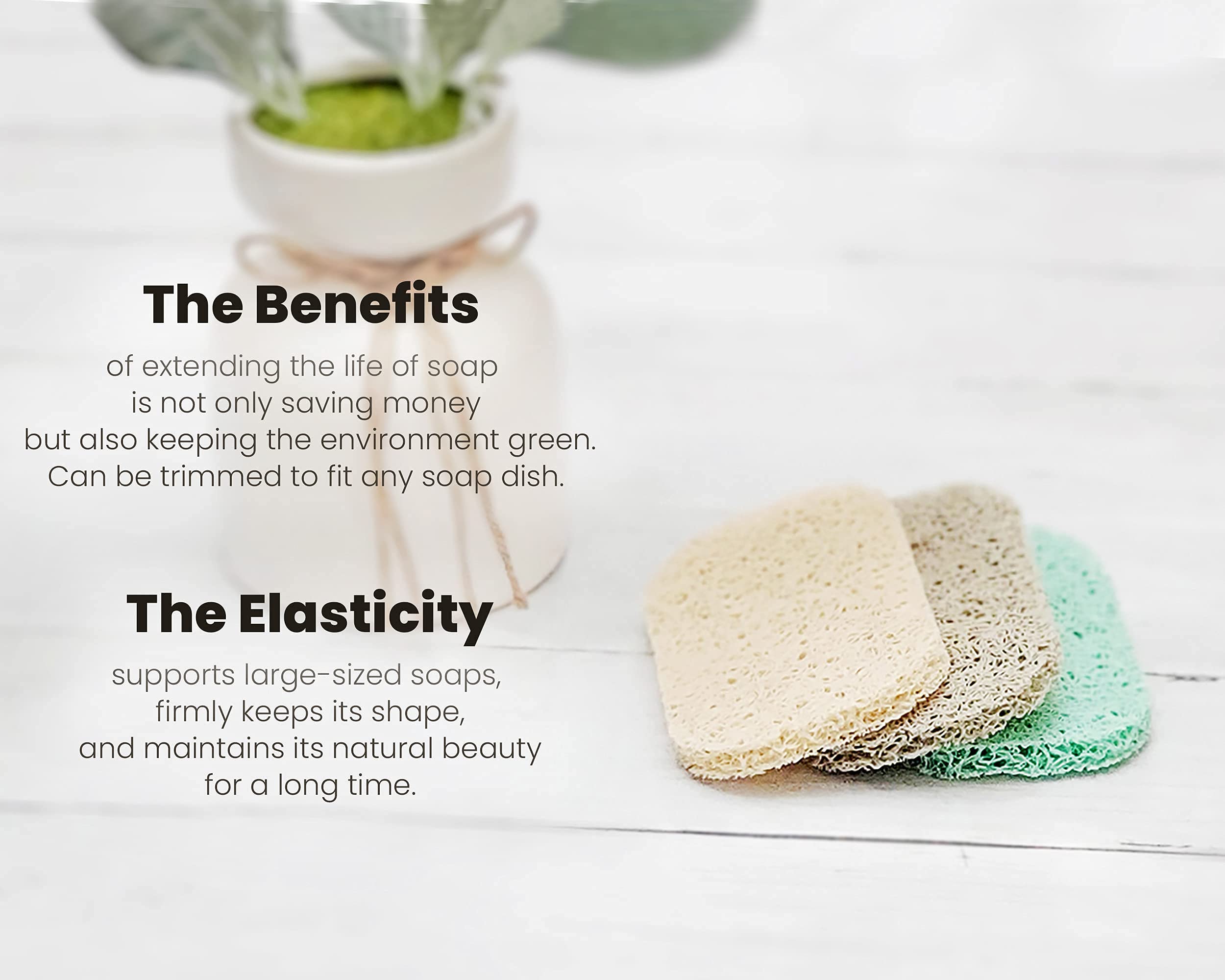 It'S Senah [8Pack Keep Soap Clean & Fresh Bathroom Soap Dishes, Soap Saver Set | Eco-Friendly, Recyclable | Flexible & Durable S