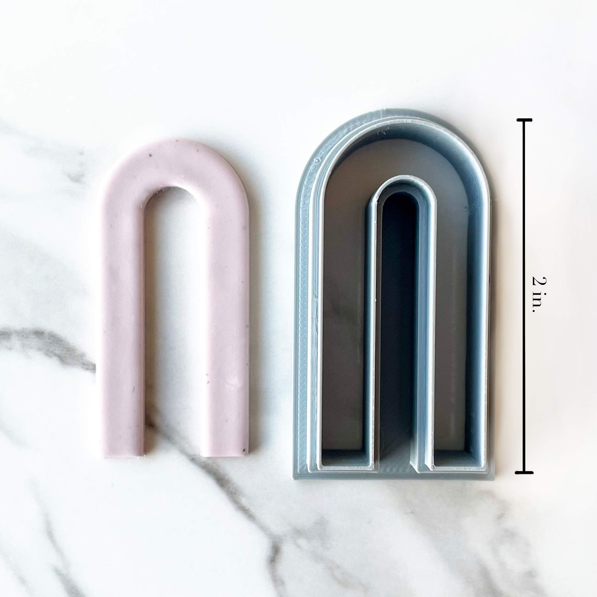 Polymer Clay Cutters For Earrings - The Clayful Co Starter Pack Set Of 6 - Clay Cutters For Polymer Clay Jewelry Earrings Shapes