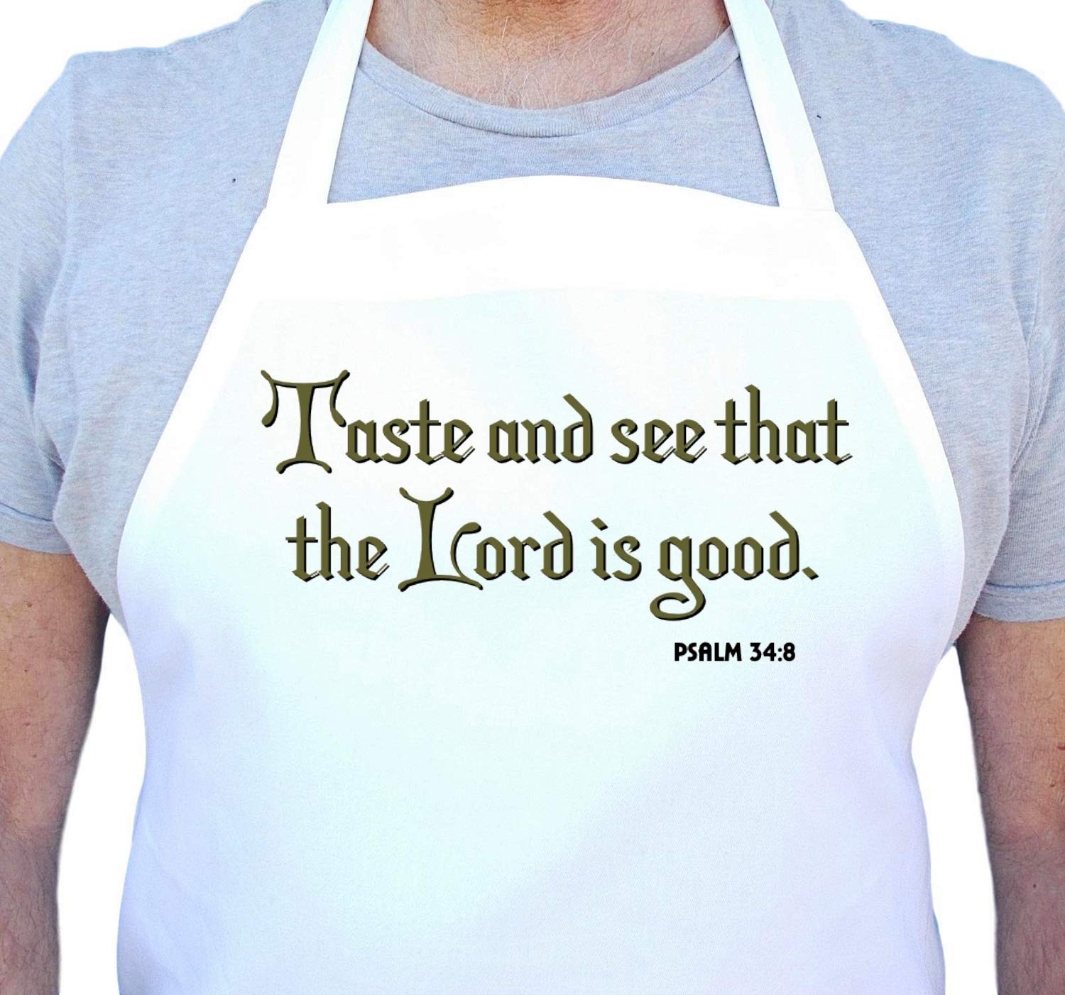 Taste And See That The Lord Is Good Christian Apron