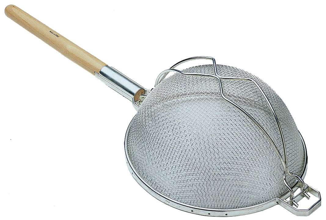 Update International 9'' Fine Reinforced Double Mesh S/S Strainer