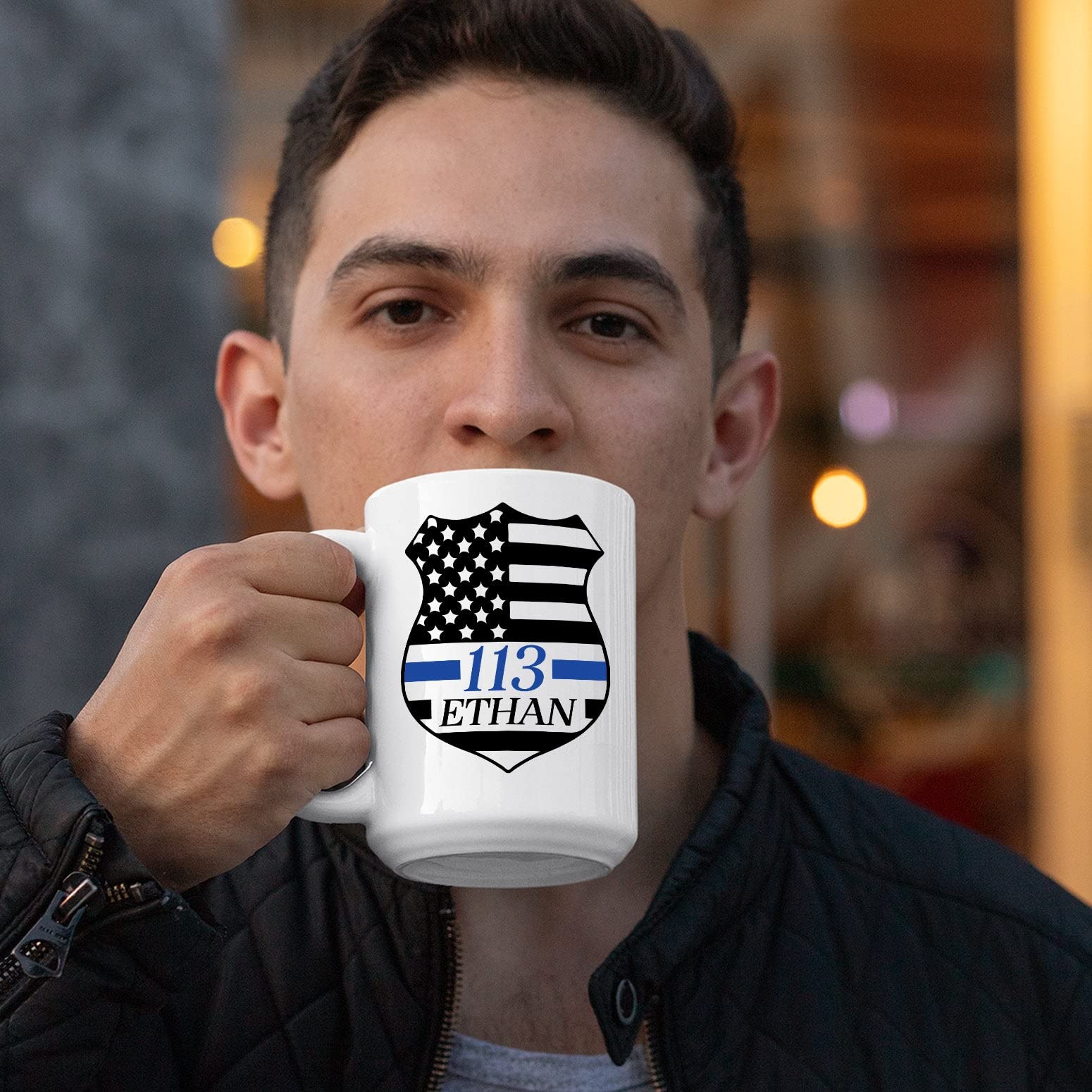 Police Novelty Cup, Custom Police Coffee Mug, Personalized Police Officer Mug, Officer Mug, Policeman Mug, Gifts For Cop, Police