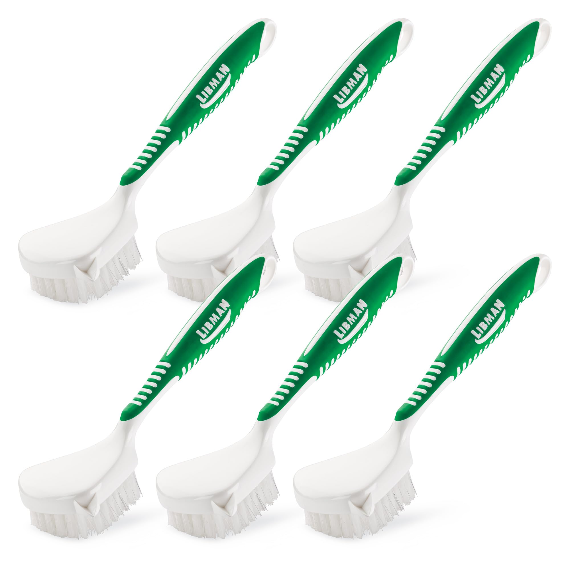 Libman Culinary Brush, Nylon Bristles, 6 Pack
