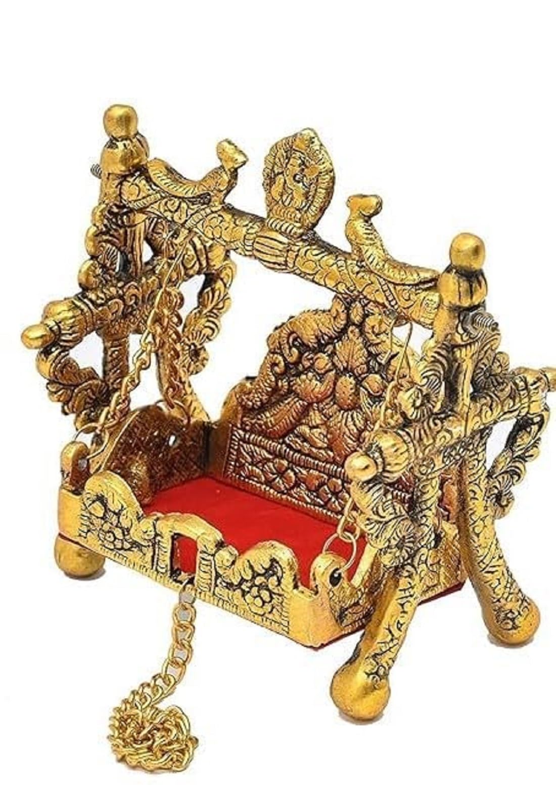 A&S Ventures Laddu Gopal Jhula/Bal Gopal/Kanha/Janmashtami Krishna Swing For Home Temple Mandir Pooja | Nand Gopal Palana | Hind
