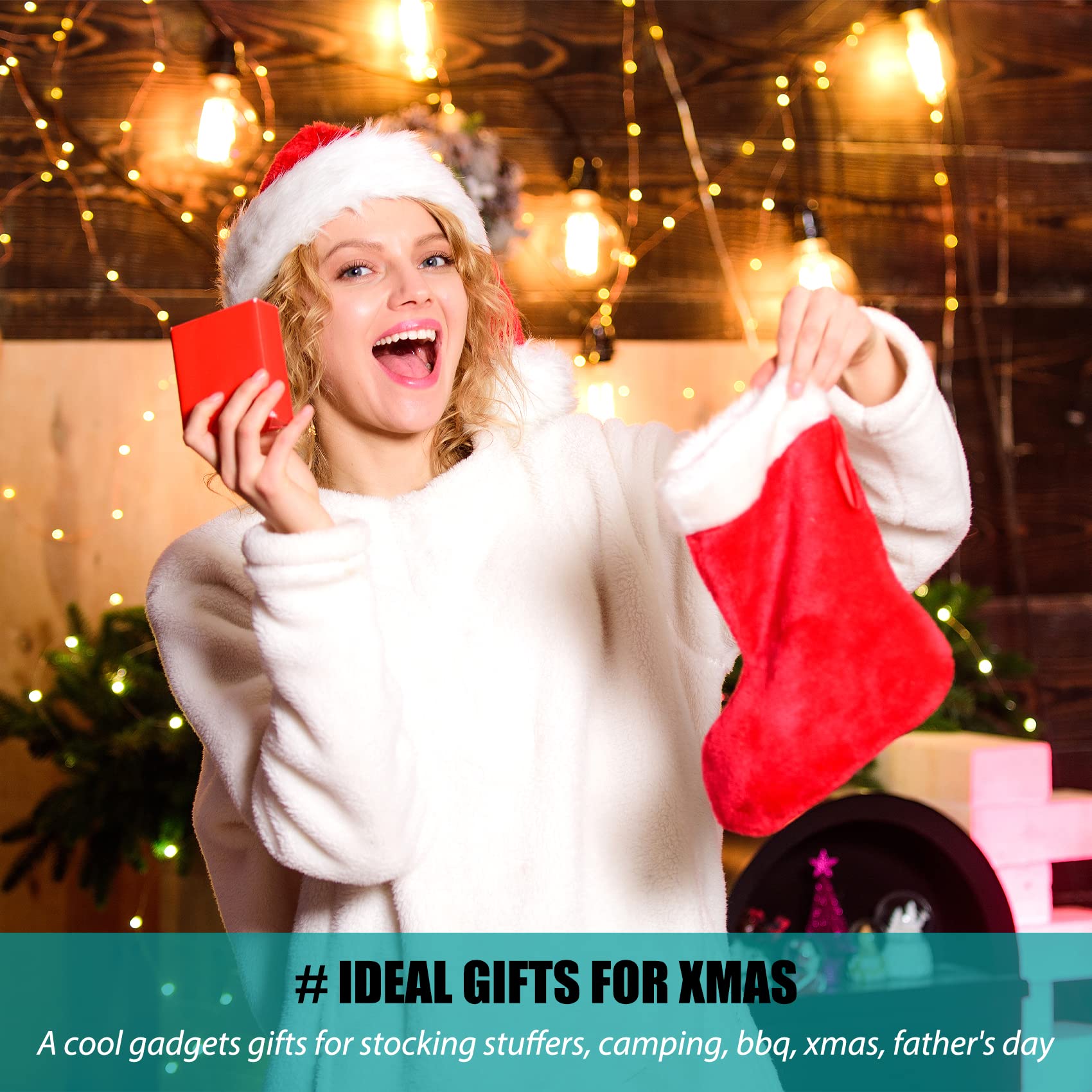 Stocking Stuffers, Ideal Gifts For Christmas, Men, Dad, Husband, Boyfriend, Father, Kunifu Bbq Grill Scraper, Bristle-Free For G