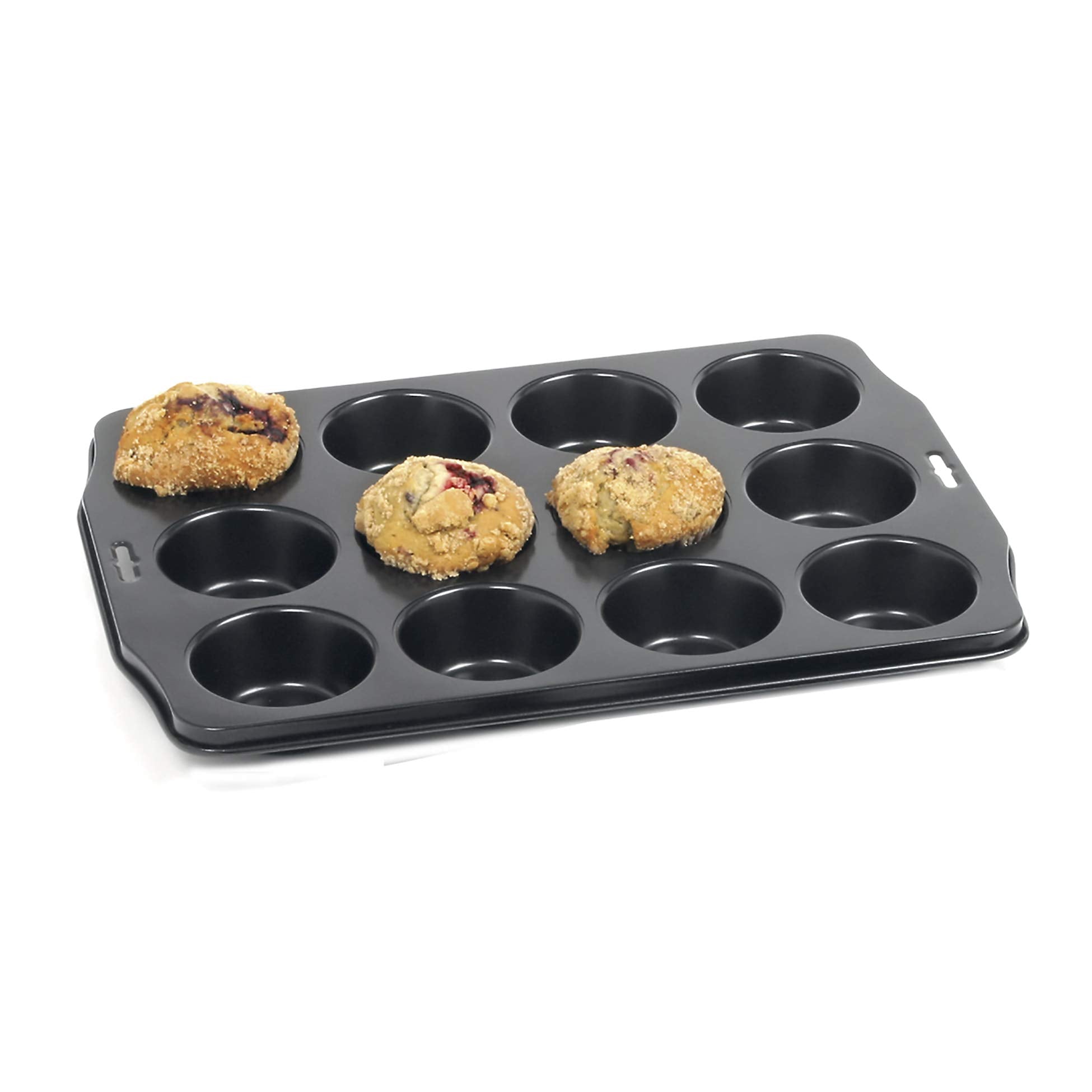 Norpro 12 Cup Nonstick Muffin Pan, 3.25In/8Cm, As Shown