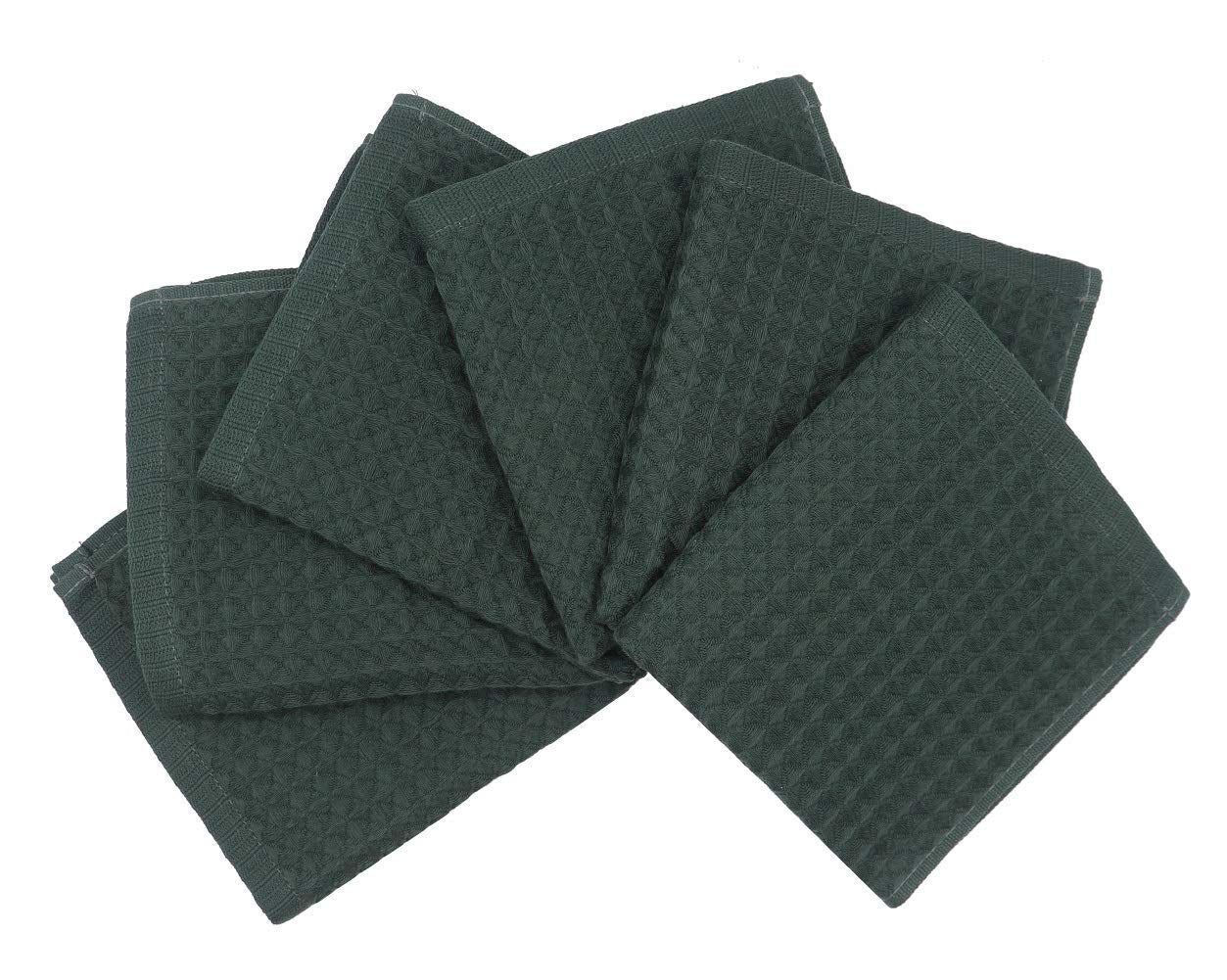 Gqzluck 100% Natural Cotton Kitchen Towels Dish Towels Classic Waffle Weave Dish Cloths, Soft Ultra Absorbent Kitchen Hand Towel