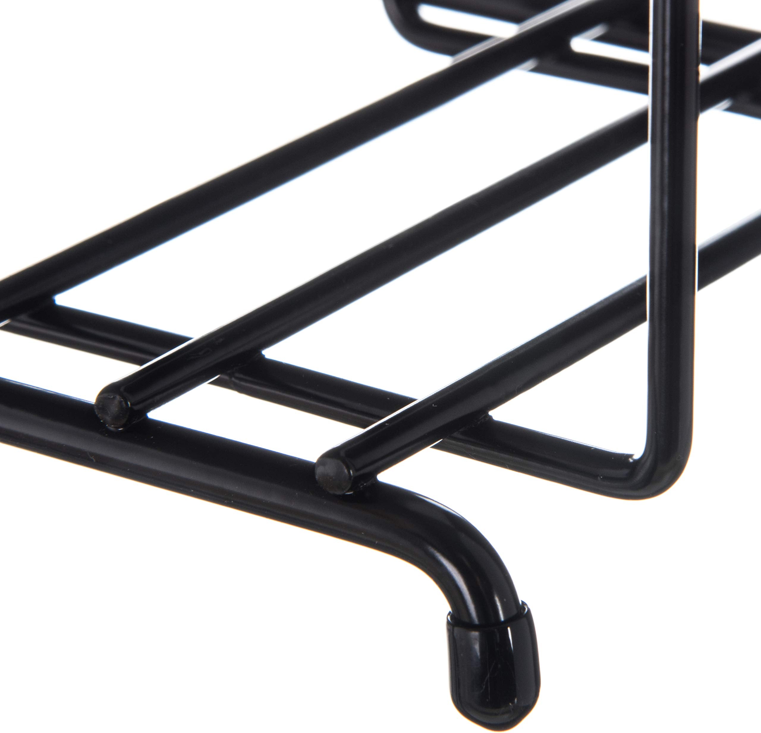 San Jamar Wireworks Cup And Lid Wire Organizer 3 Stacks With Straw Caddy For Restaurants, Dining Halls, And Fast Food, Steel Wir
