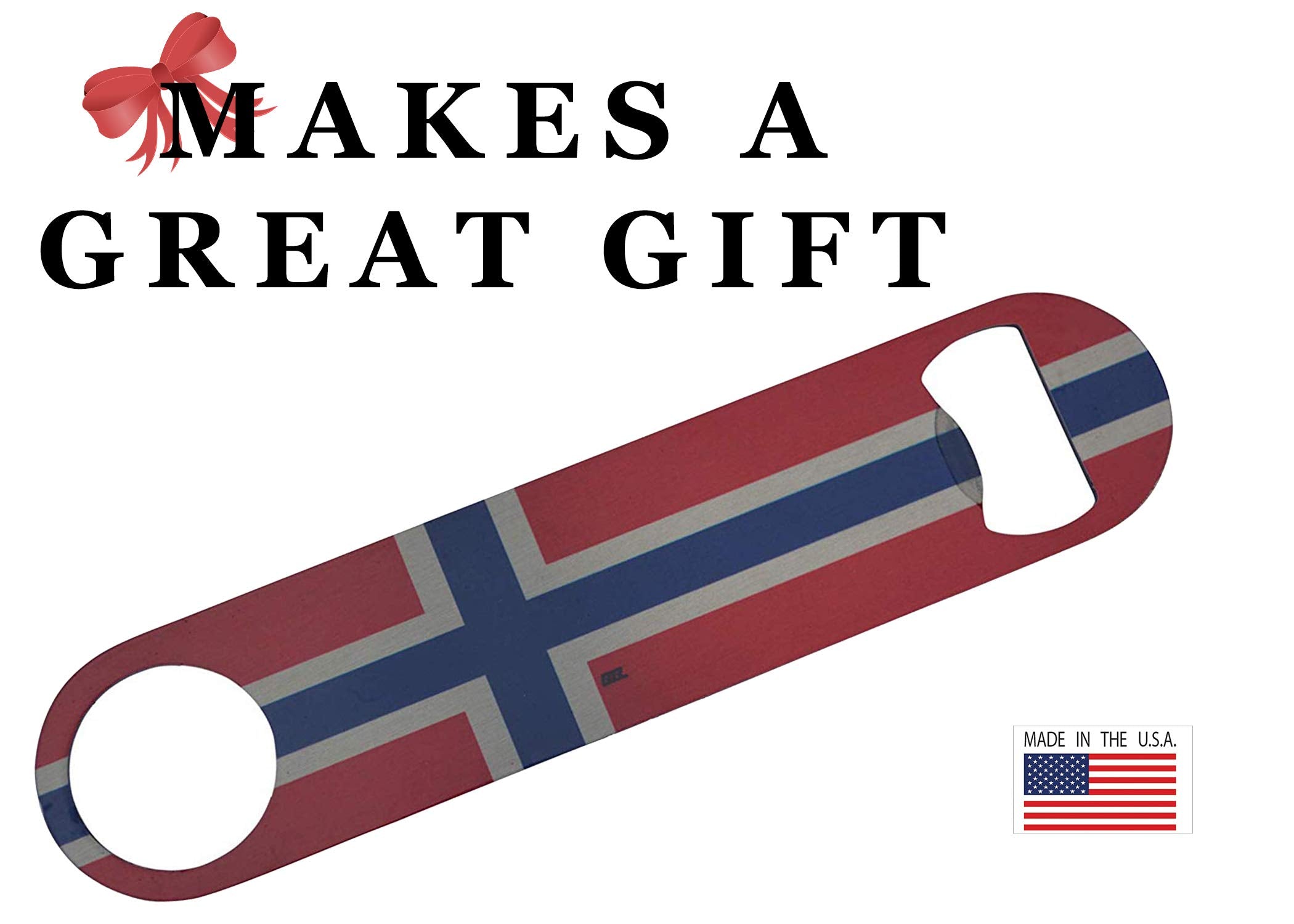 Norway Flag Speed Bottle Opener Heavy Duty Gift Norwegian