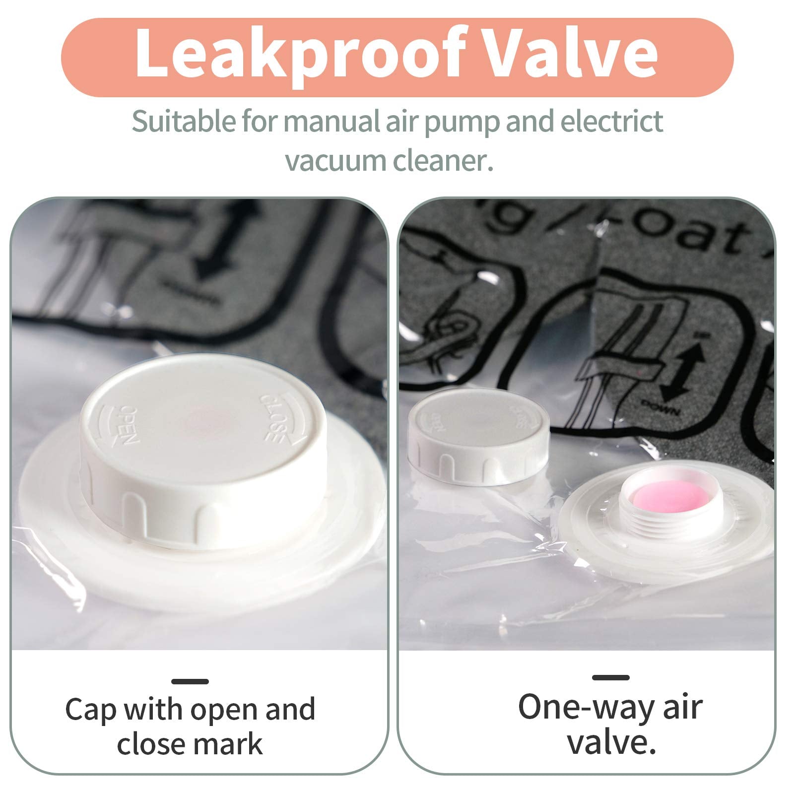 Meetall 4Pack Hanging Vacuum Storage Bag Reusable Space Saver Compressed Bag With Hangers.2Pcs In 26.3X35.4Inch(67X90Cm) And 2Pc