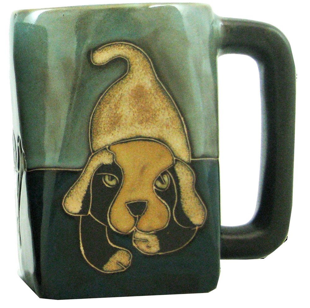 Mara Stoneware Mug - Playful Puppies 12 Oz.