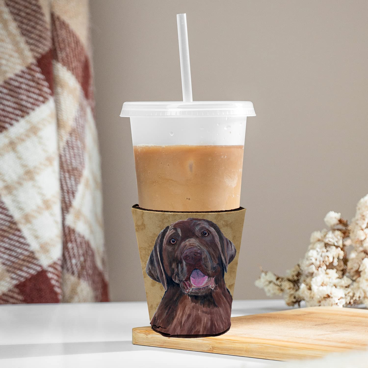 Labrador Red Solo Cup Beverage Insulator Hugger