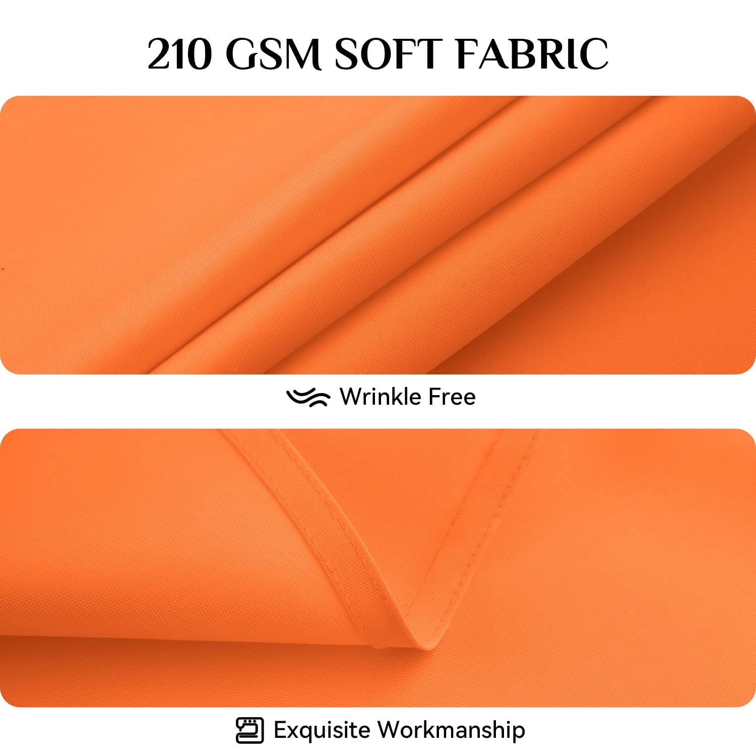 Softalker Halloween Round Tablecloth Waterproof & Stain Resistant Fall Table Cloth Wrinkle Free Fabric Washable 210Gsm Polyester