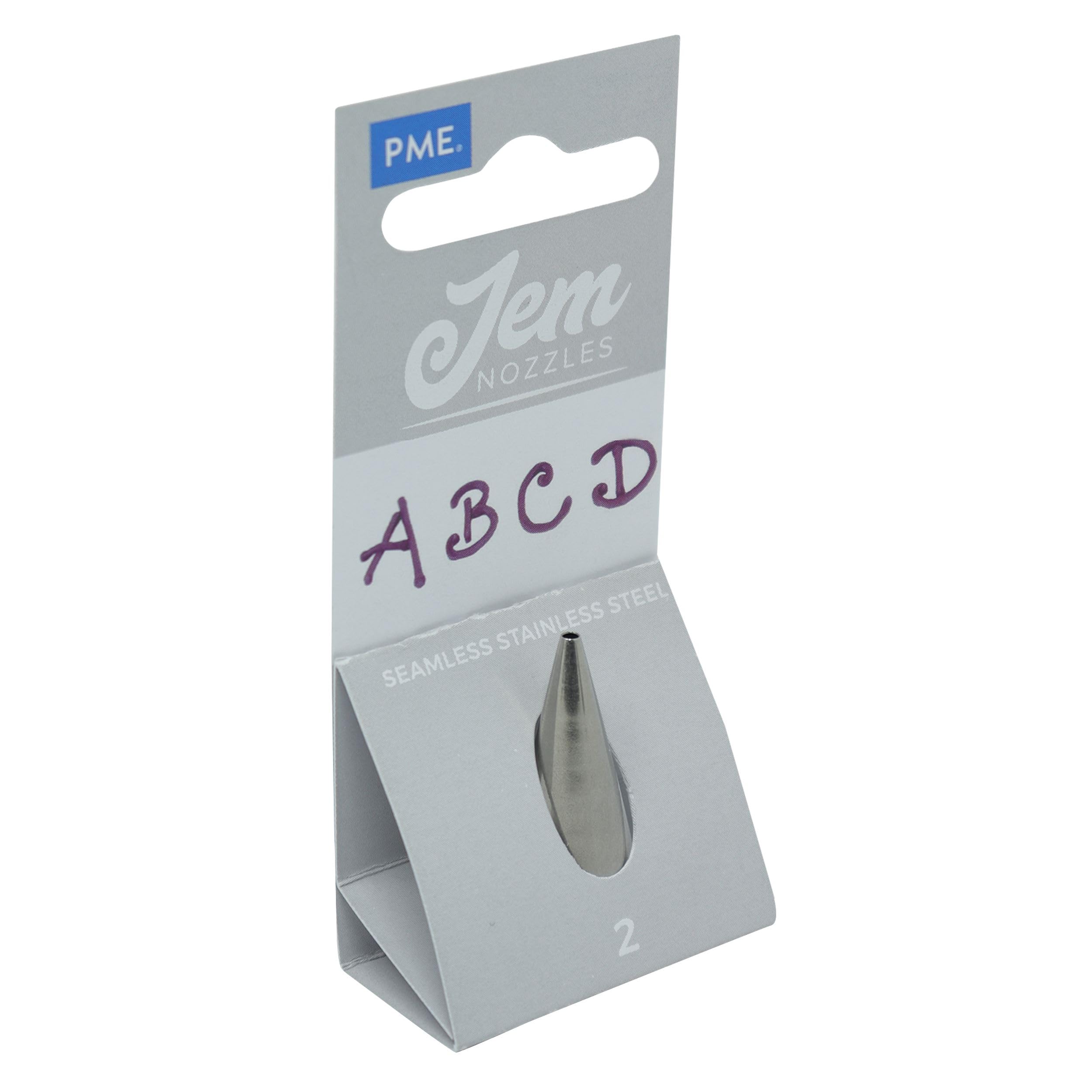 Jem Round Piping Nozzle Decorating Tip No. 2