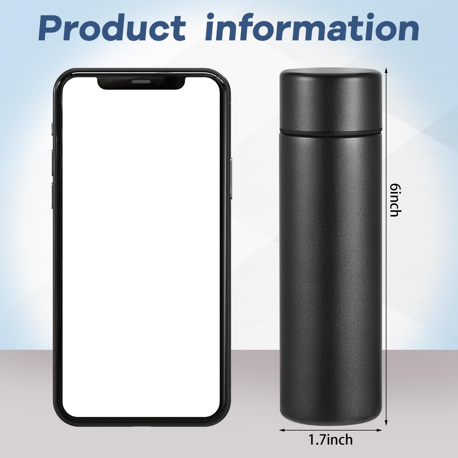 Irenare 5Oz Mini Water Bottle Mini Insulated Stainless Steel Bottle Purse Water Bottle Cute Leak Proof Water Flask Keeps Drink C