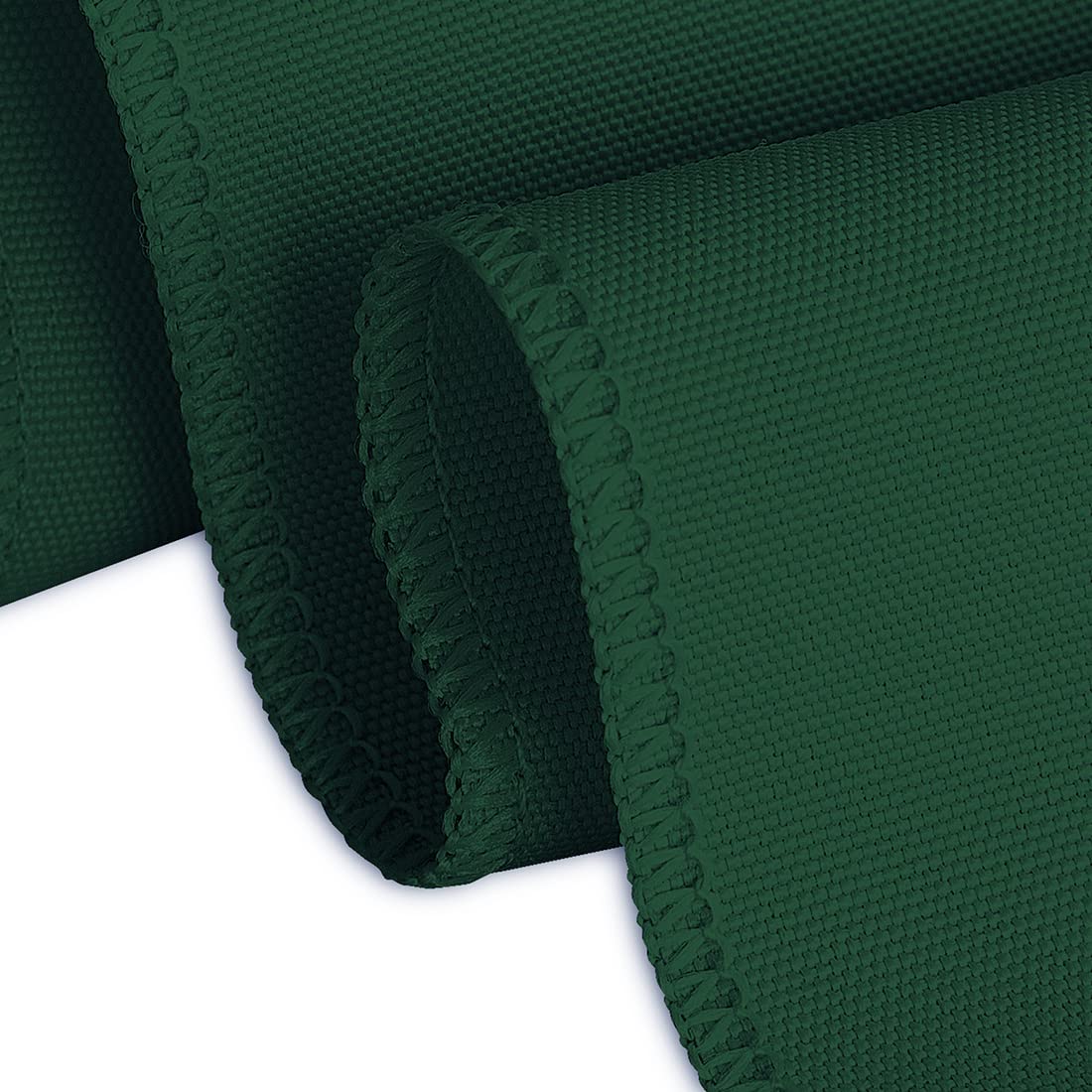 Linentablecloth 108-Inch Round Polyester Tablecloth Hunter Green