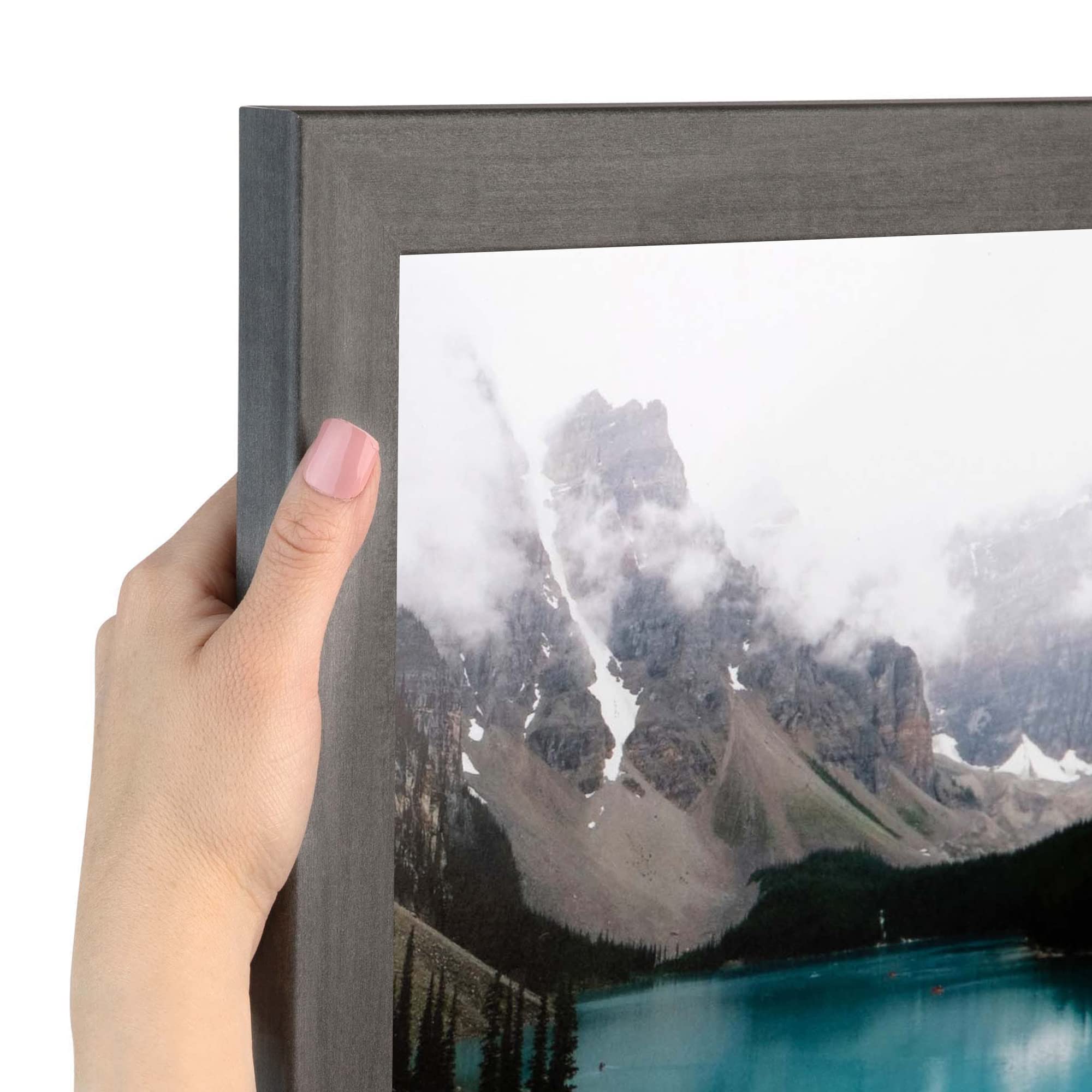 ArtToFrames 24x36 inch Slate Gray Picture Frame, WOMBW26-1609-24x36