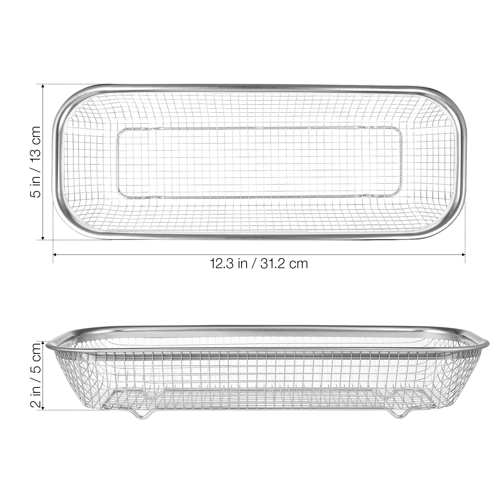 Stainless Steel Utensil Drying Rack: Utensils Holder Dishwasher Silverware Basket Compact Dish Rack Chopsticks Spoons, Forks, Kn