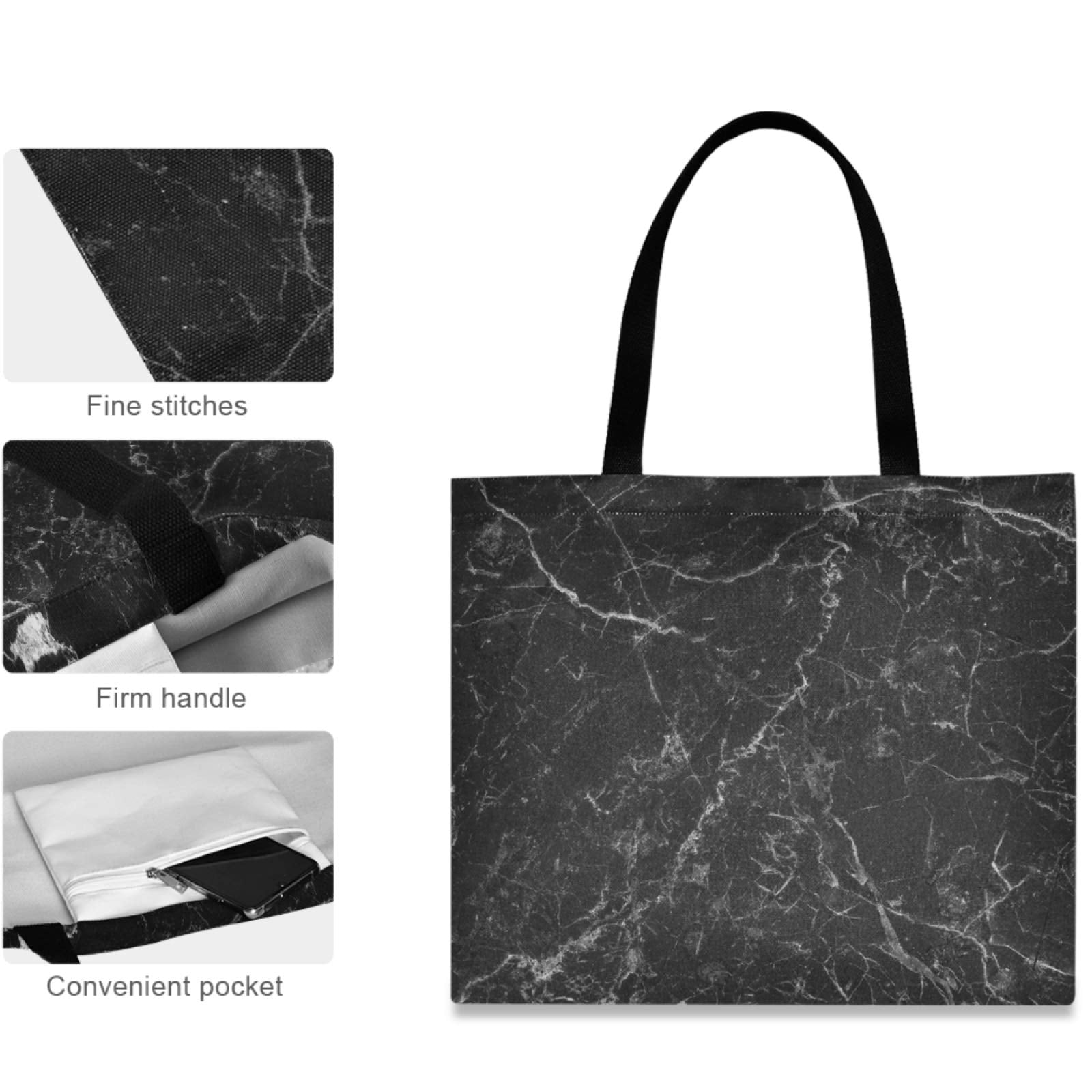 Visesunny Women 'S Large Canvas Tote Shoulder Bag Standing Small Dog Top Storage Handle Shopping Bag Casual Reusable Tote Bag Fo