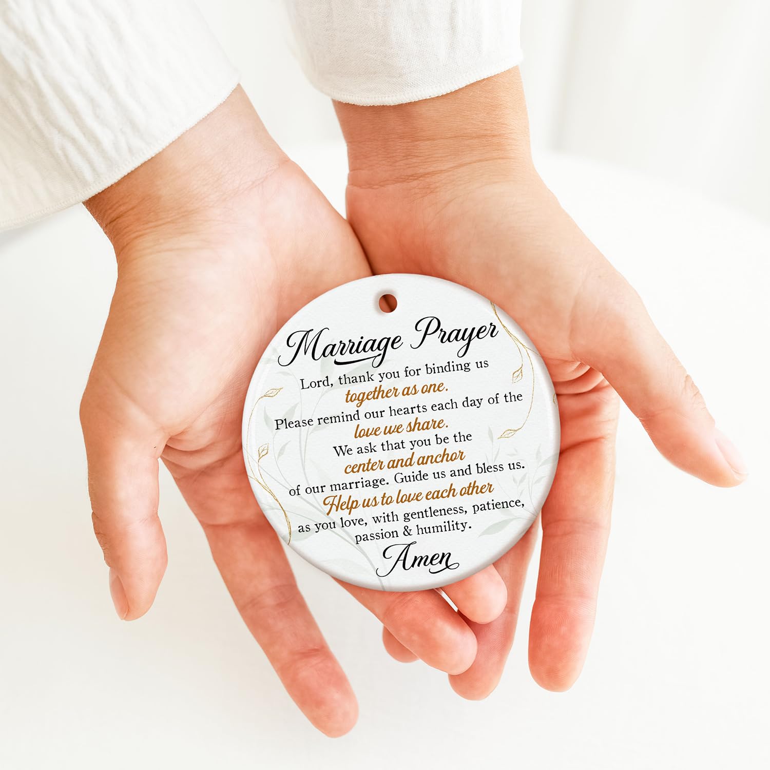 ZAGKOO Christian Christmas Wedding Gifts for Couple 2025 - Marriage Prayer Religious Wedding Gift for Newlyweds, Married Couples