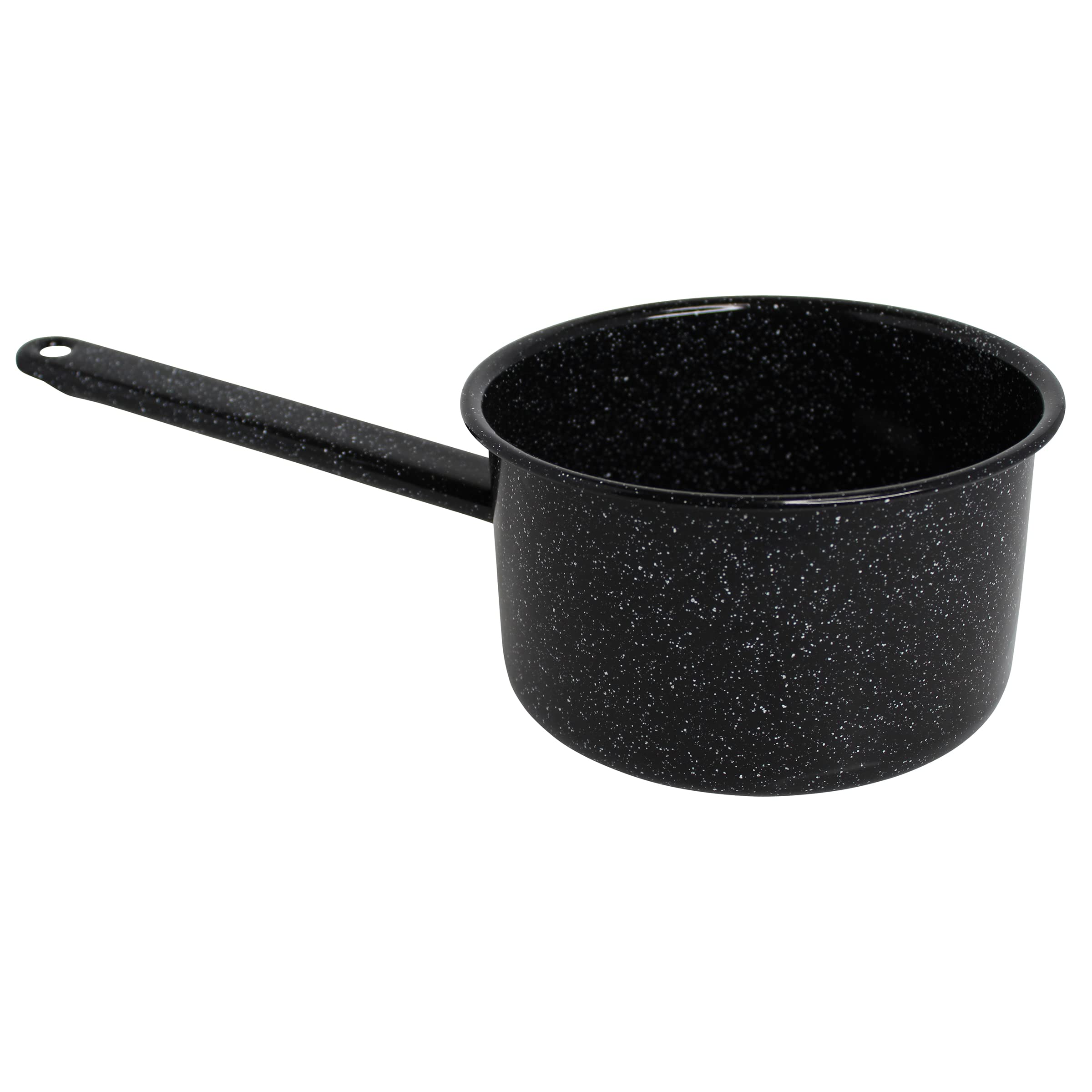 Mirro Enamel Sauce Pan, 2 Qt, Black