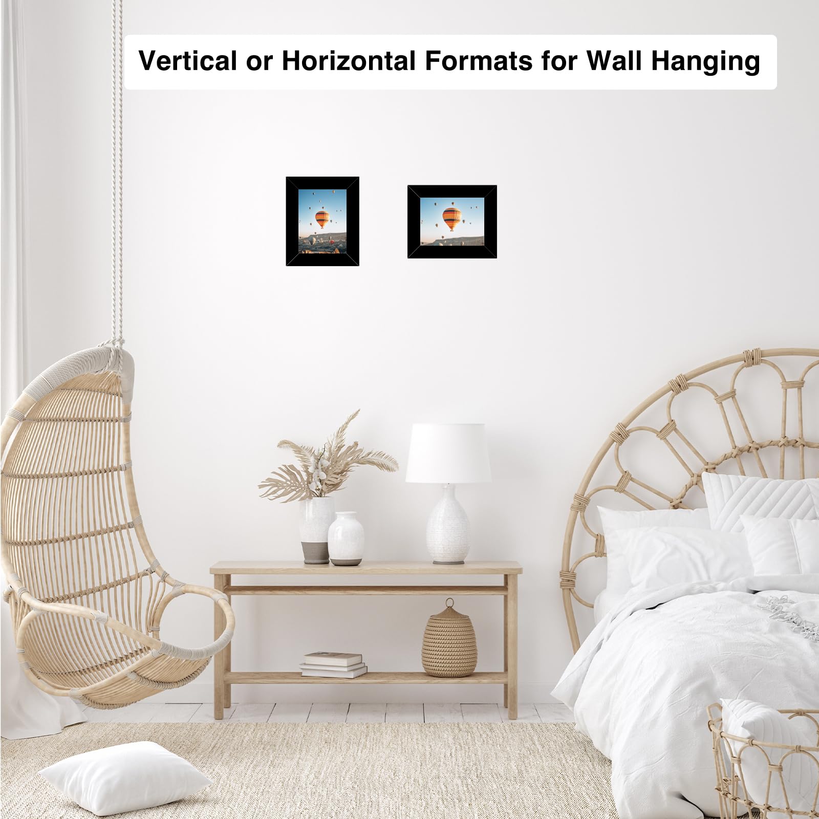 JCJMY 3x4 Picture Frame Set of 3 for Tabletop or Wall, 3 x 4 Wall Gallery Poster Photo Frame with Shatter Resistant Plexiglass,