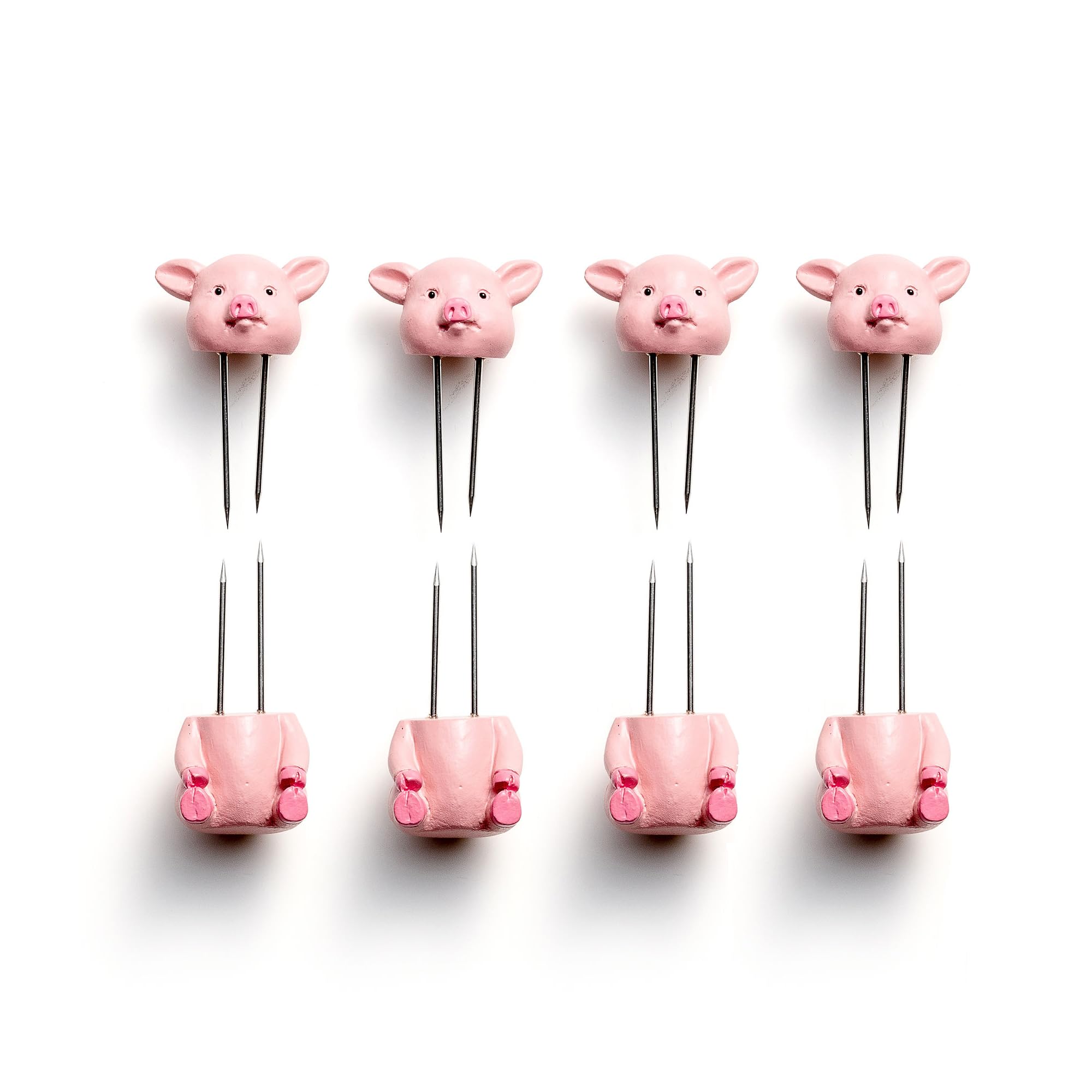 Outset Corn Holders, Piglet Design, Set of 8