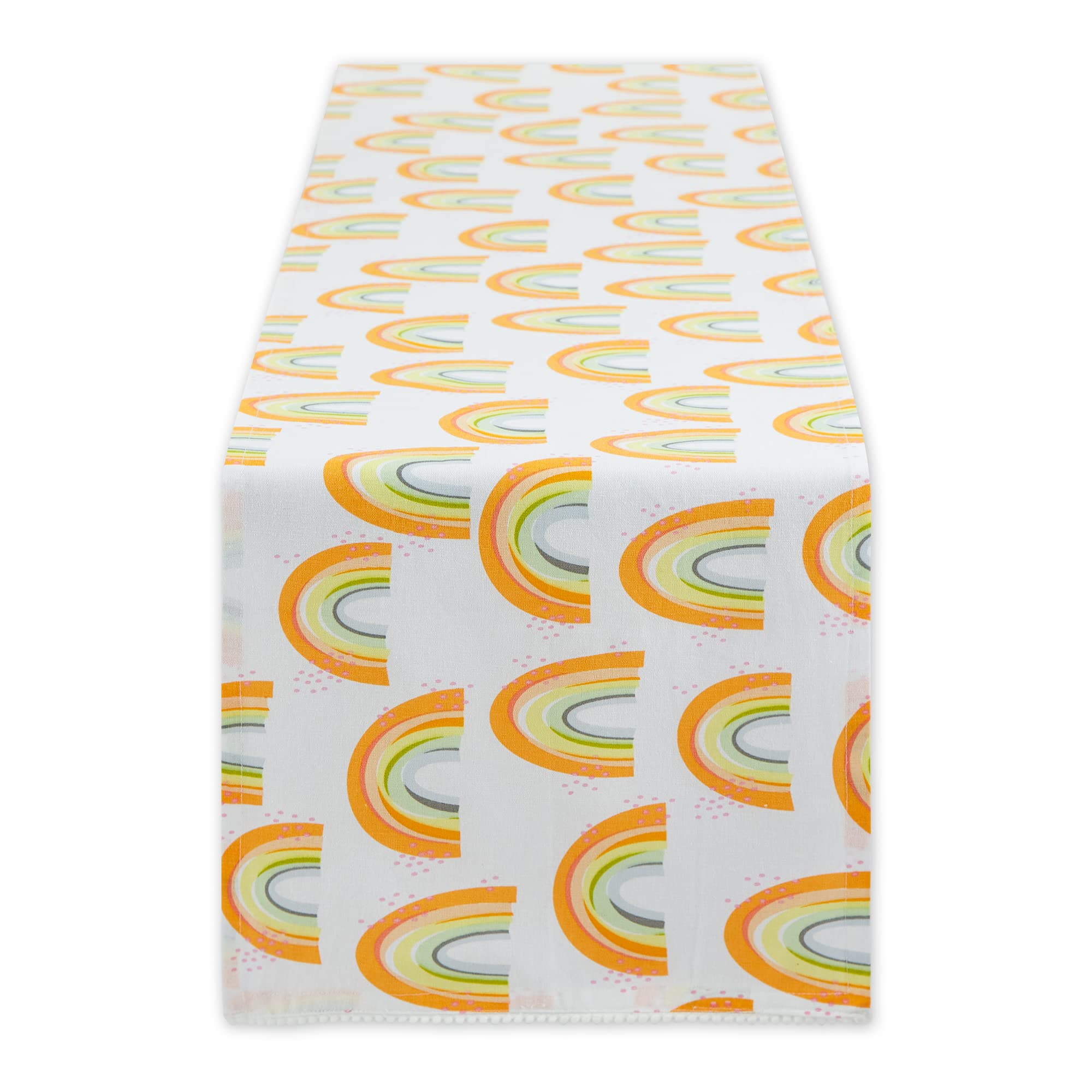 RAINBOW PRINT TABLE RUNNER 14x108