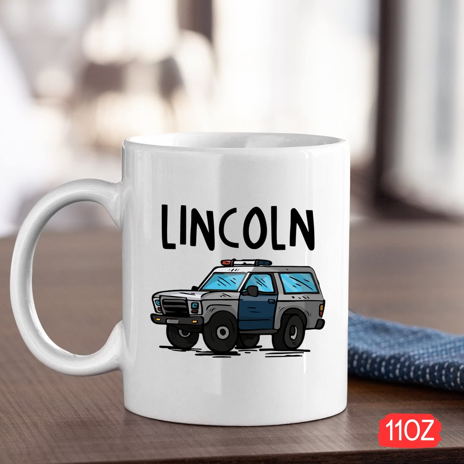 Police Car Mug, Police Mug, Personalized Police Officer Mug, Police Officer Gifts For Men Women, Police Mug, Cop Mug, Police Gif