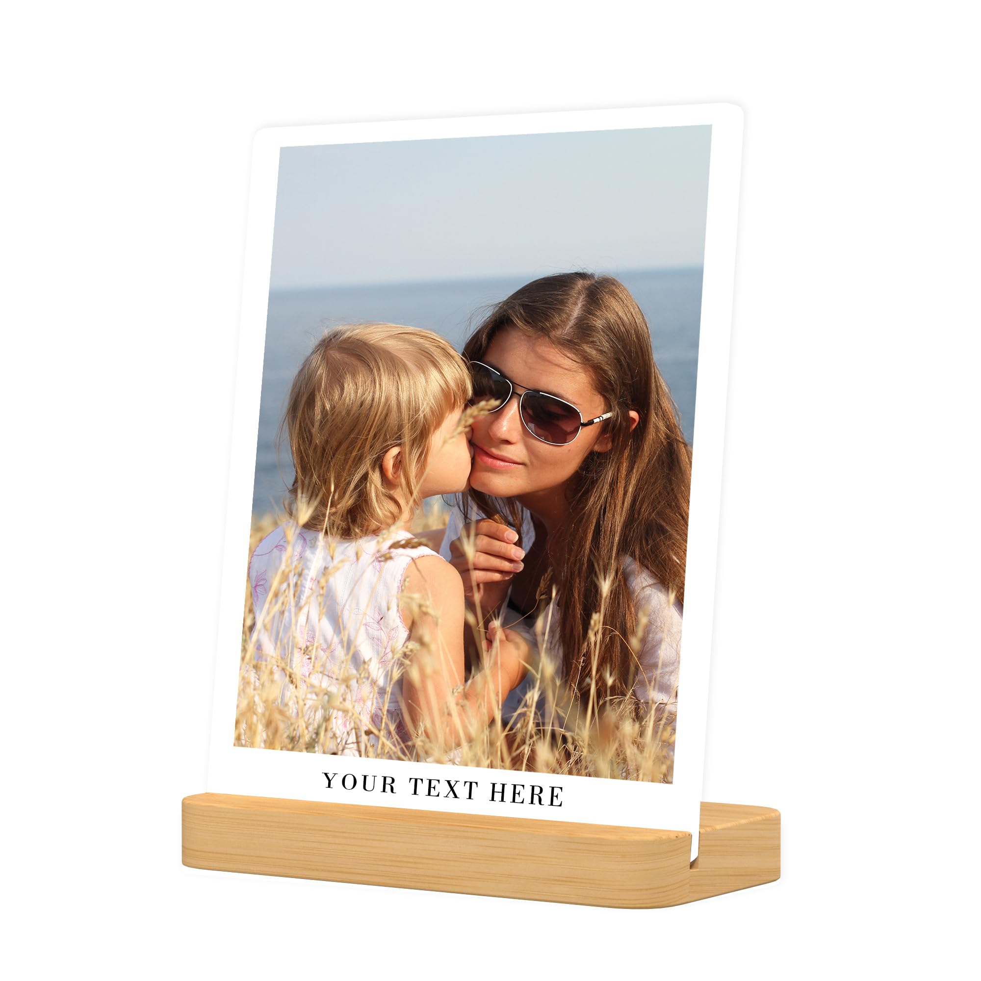 Xiaodaxia Custom Metal Photo Gifts Personalized Framed Photo Printing Wall Decor Picture For Lover And Friends -Gift Wrapping Av