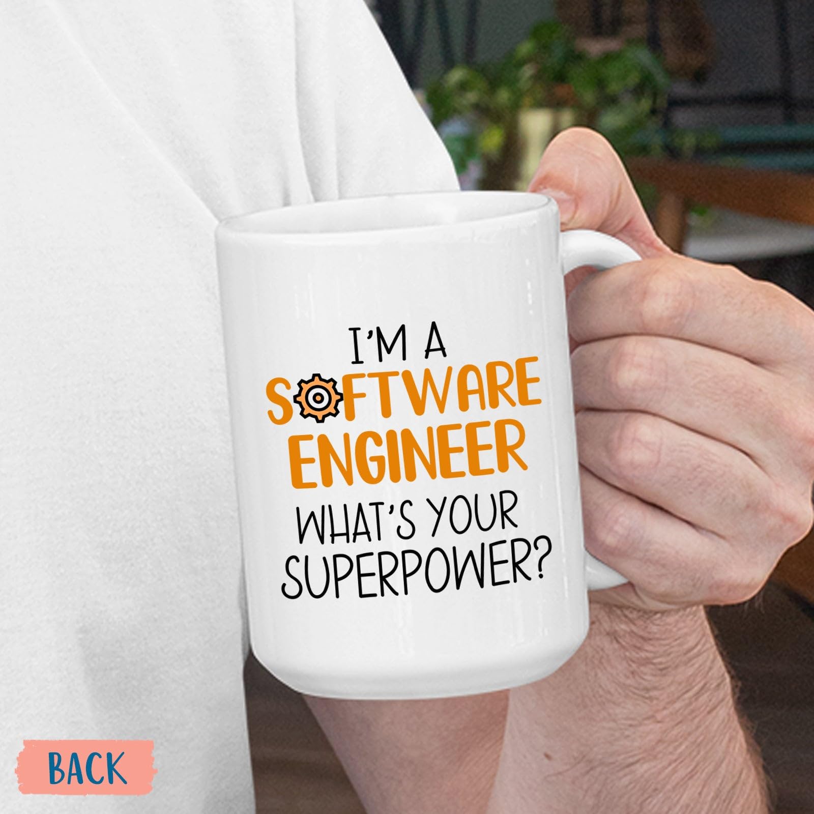 Custom I'm A Software Engineer Coffee Mug For Friends Coworker, Tech IT Coder Mug, Personalized Programmer Mugs With Name, Softw